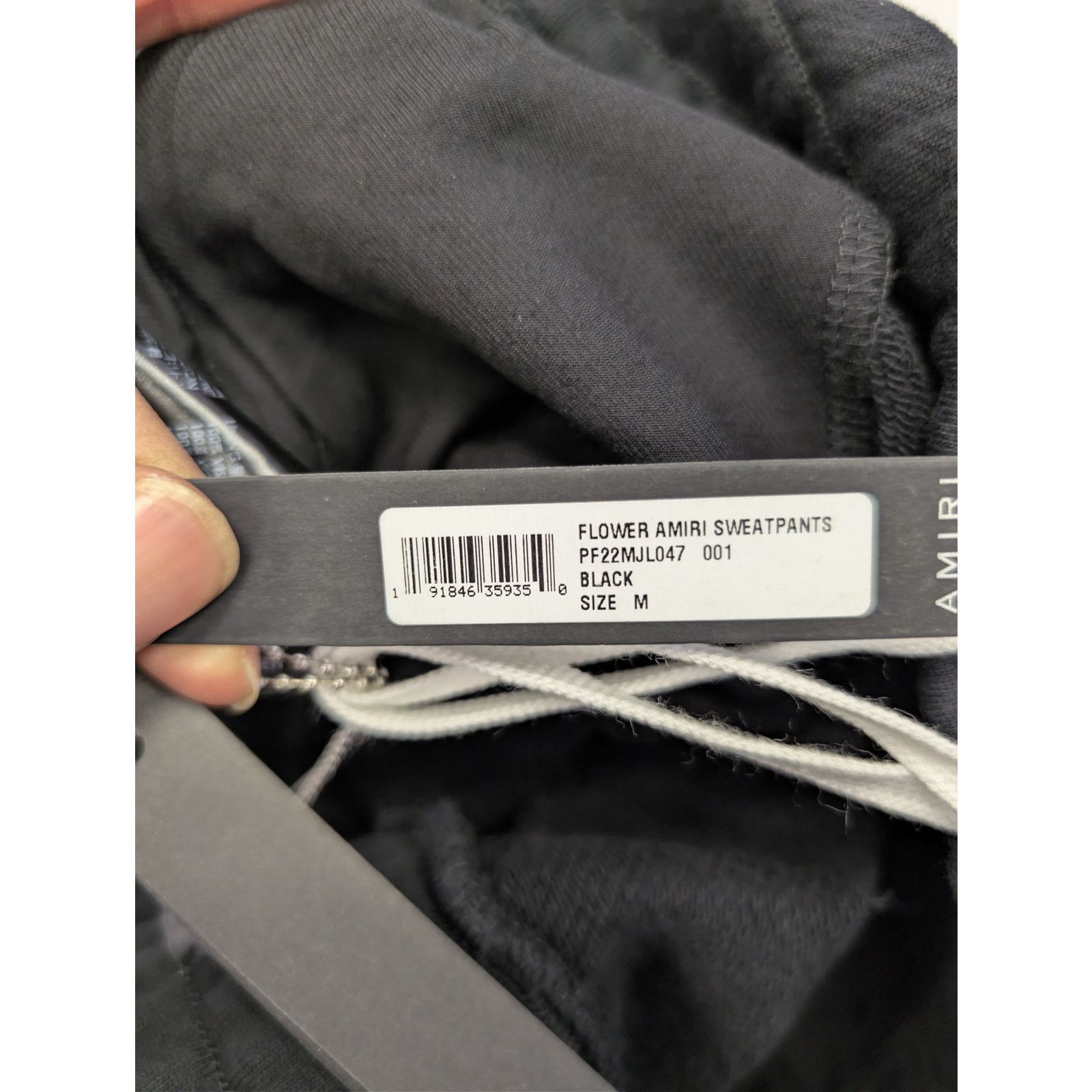 Amiri o1rshd1 Flower Amiri Sweatpants / Trousers in Black Size US 32 / EU 48 - 22 Thumbnail