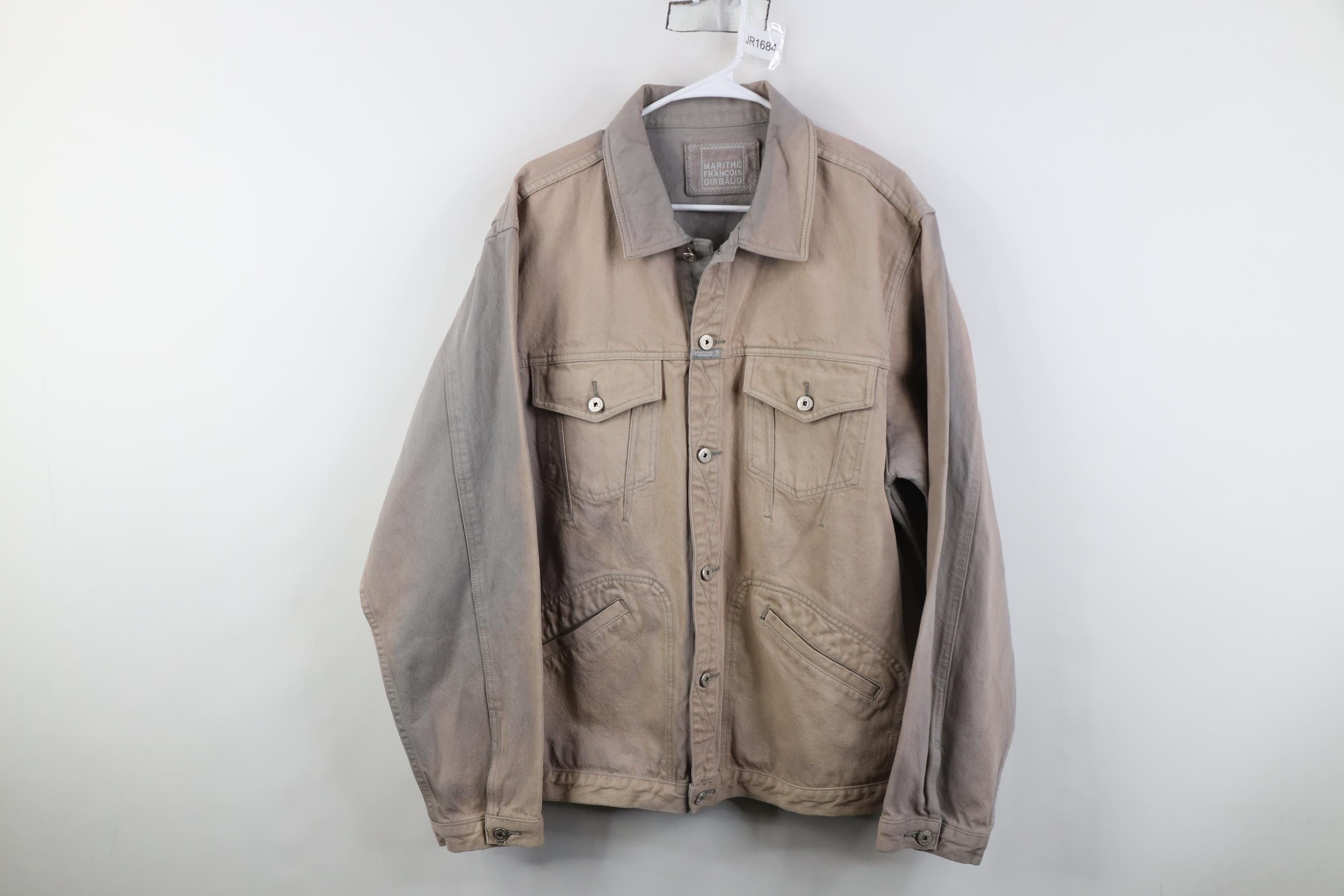 Marithe + Francois Girbaud Vintage 90s Marithe Francois Girbaud Denim Jean Jacket Size US XL / EU 56 / 4 - 1 Thumbnail