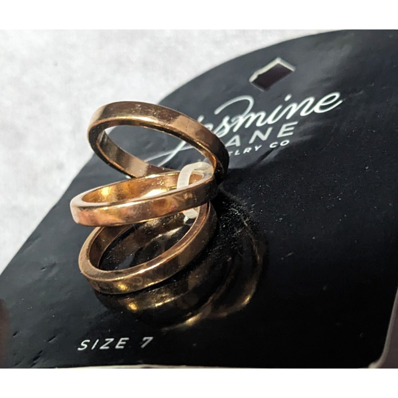 Other Jasmine Lane Gold Tone Three ring Set Size 7 Size ONE SIZE - 2 Thumbnail