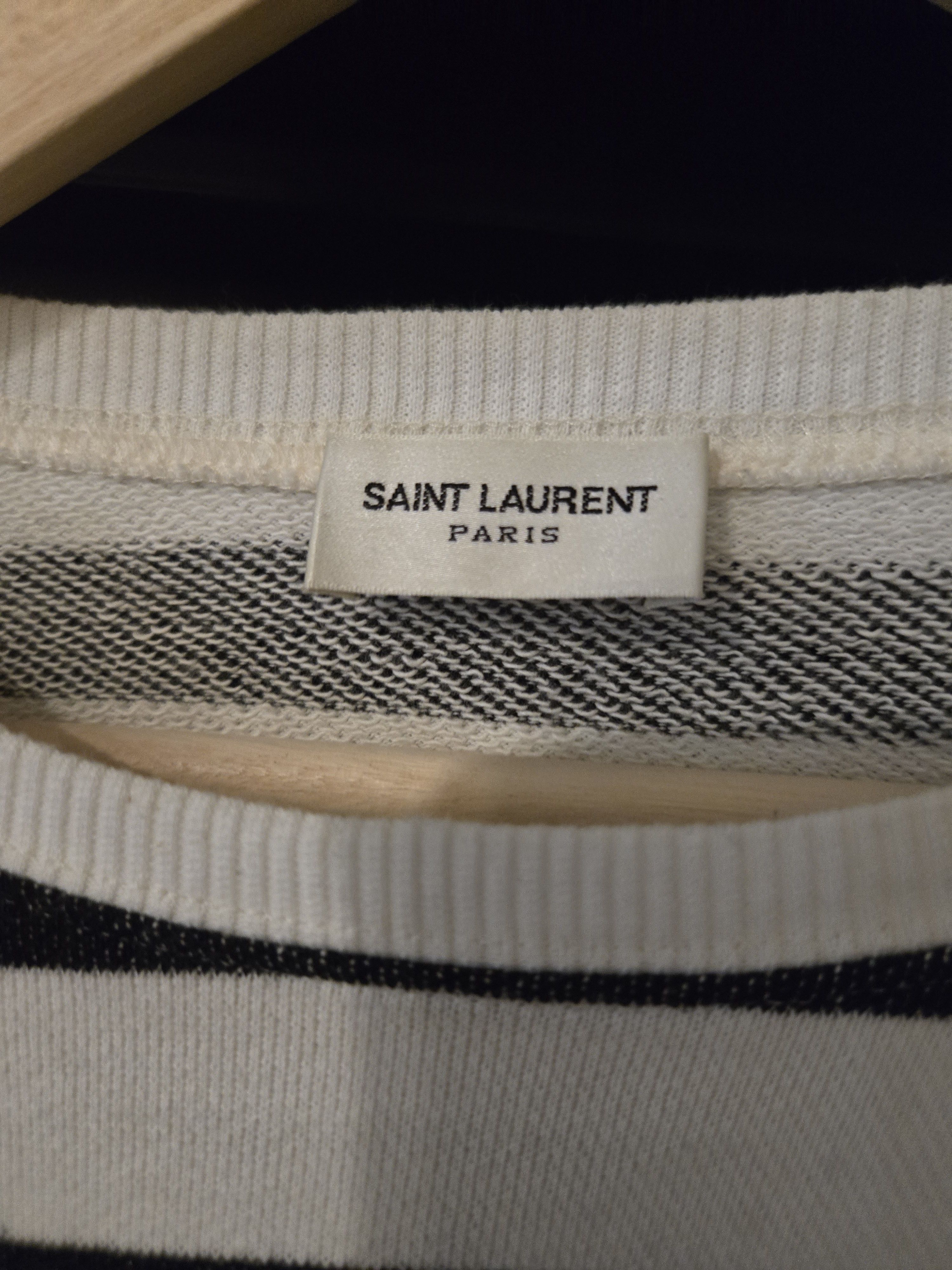 Saint Laurent Paris Striped Sweater Size US XL / EU 56 / 4 - 2 Thumbnail