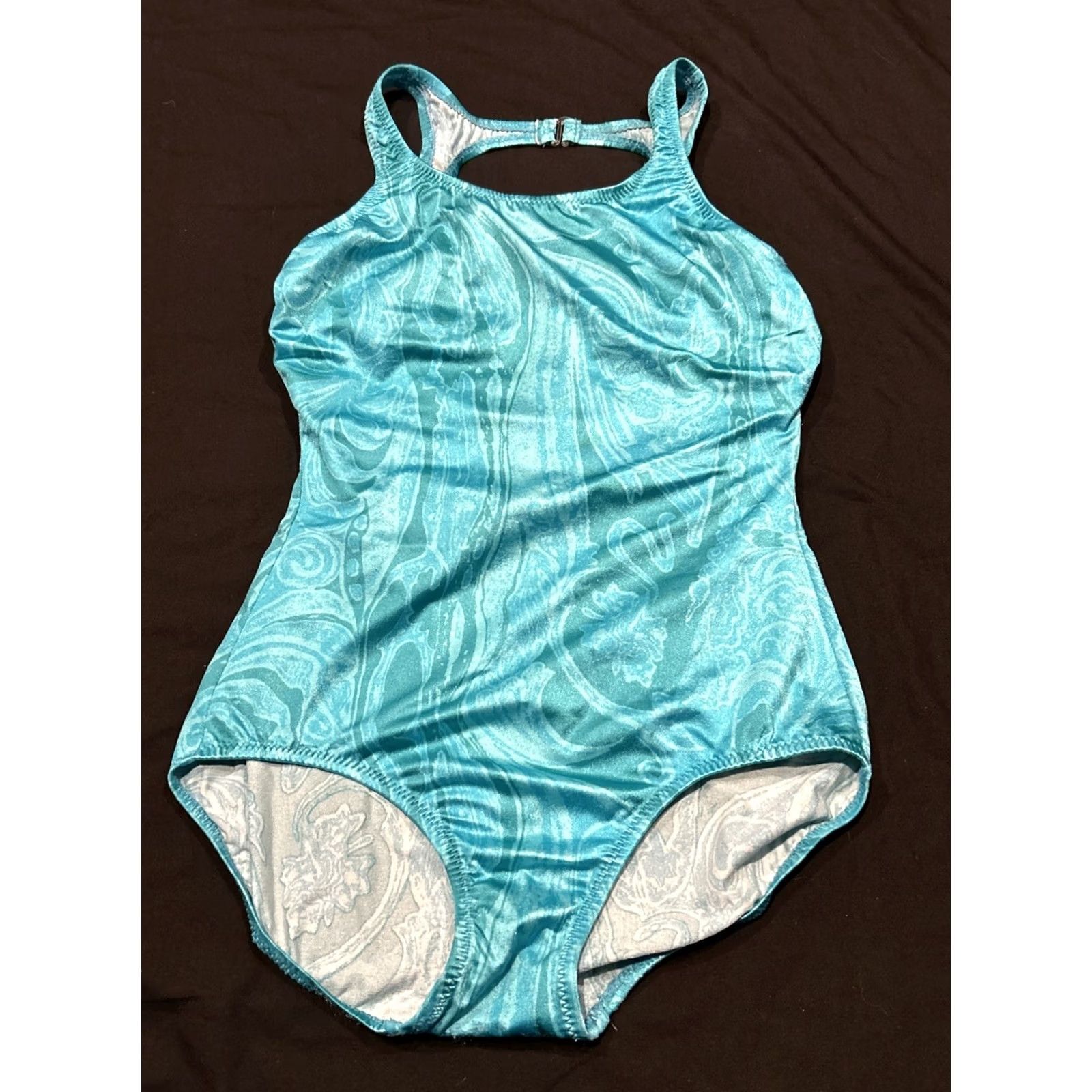 Altea Vintage T.H.E. Swimwear Triangle Floral Top 14 Size B22 Size XL / US 12-14 / IT 48-50 - 2 Thumbnail