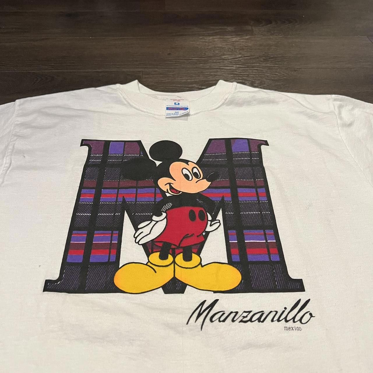 Designer Vintage Mickey Mouse Mexico T Shirt Size US M / EU 48-50 / 2 - 3 Thumbnail