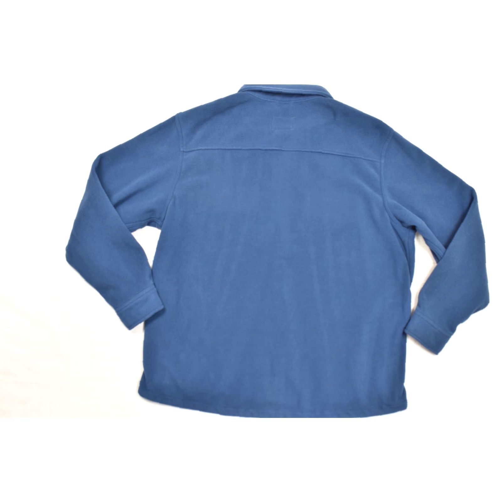 Old Navy Old Navy Men XXL Blue Polar Fleece Shirt Jacket Shacket Snap Pocket Regular Jacket Shirts Mens 2XL Blue Shacket Winter Fall Vintage? Size US XXL / EU 58 / 5 - 7 Thumbnail