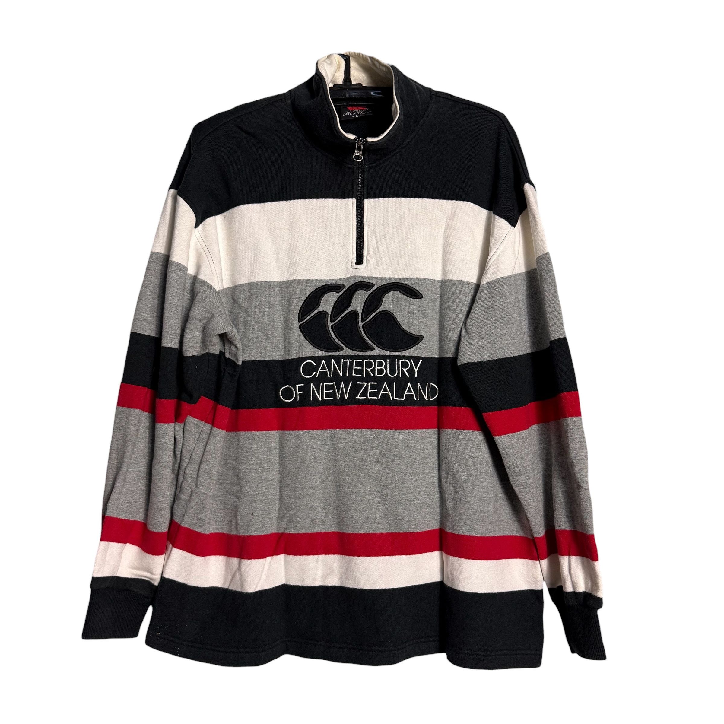 Canterbury of New Zealand 🔥RARE🔥Vintage Canterbury Of New Zealand Striped Sweatshirt Size US L / EU 52-54 / 3 - 1 Thumbnail