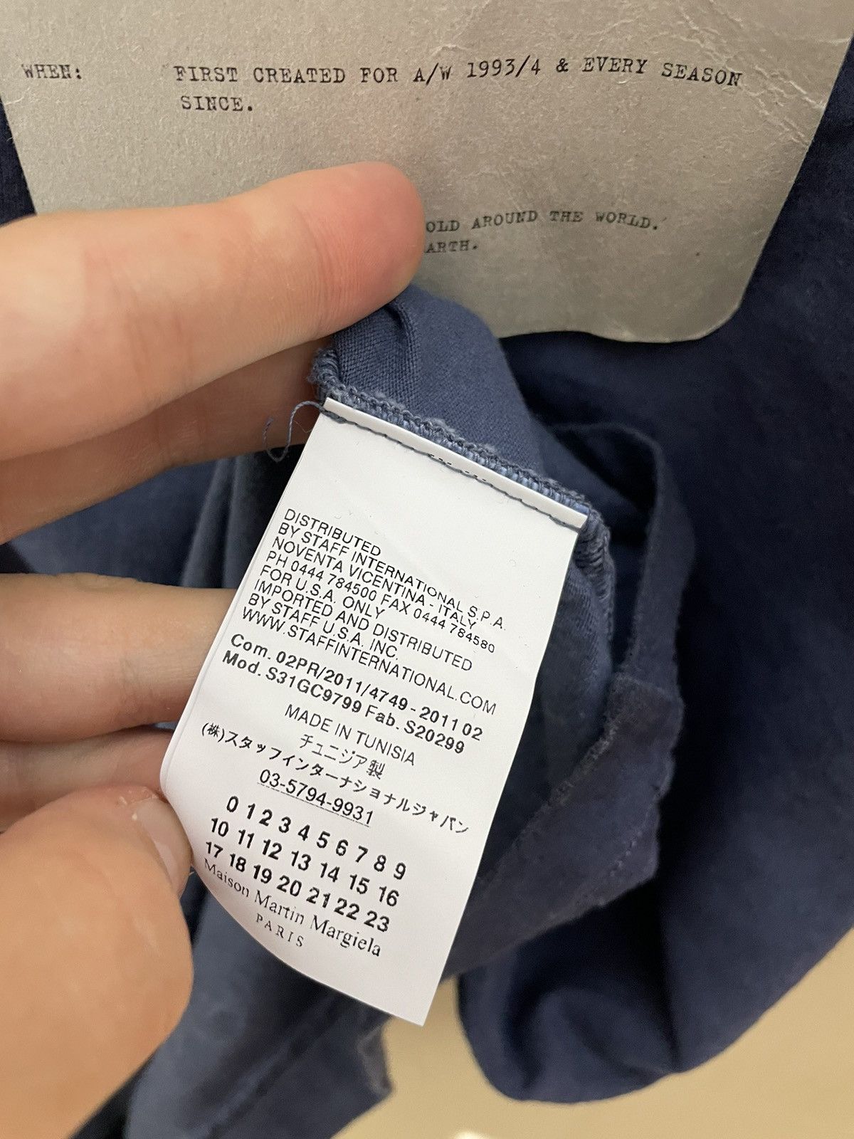 Japanese Brand × Maison Margiela Maison Martin Margiela Japanese T shirt Size US M / EU 48-50 / 2 - 7 Thumbnail