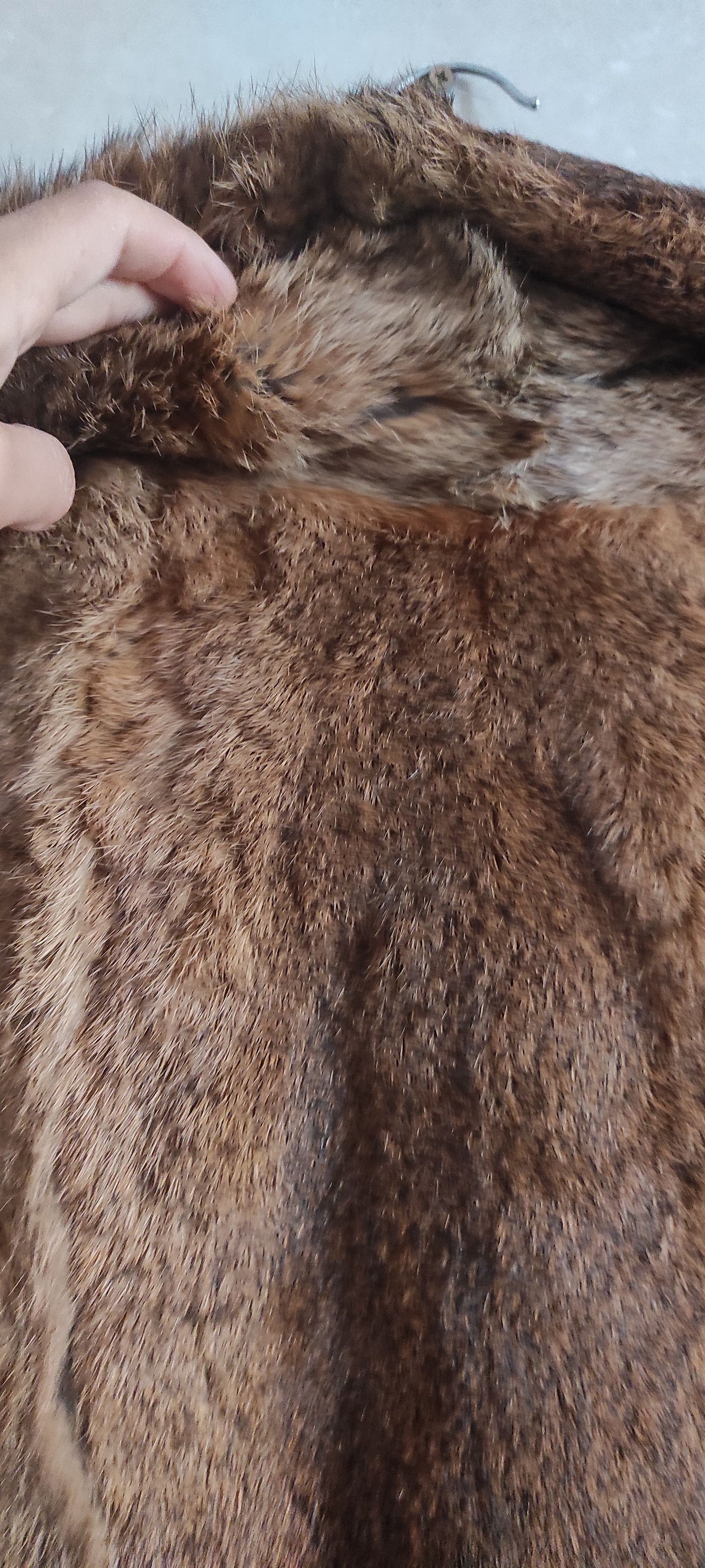Genuine Leather × Vintage Frylane Paris Genuine Real Rabbit Fur Coat Made In France M Size M / US 6-8 / IT 42-44 - 7 Thumbnail