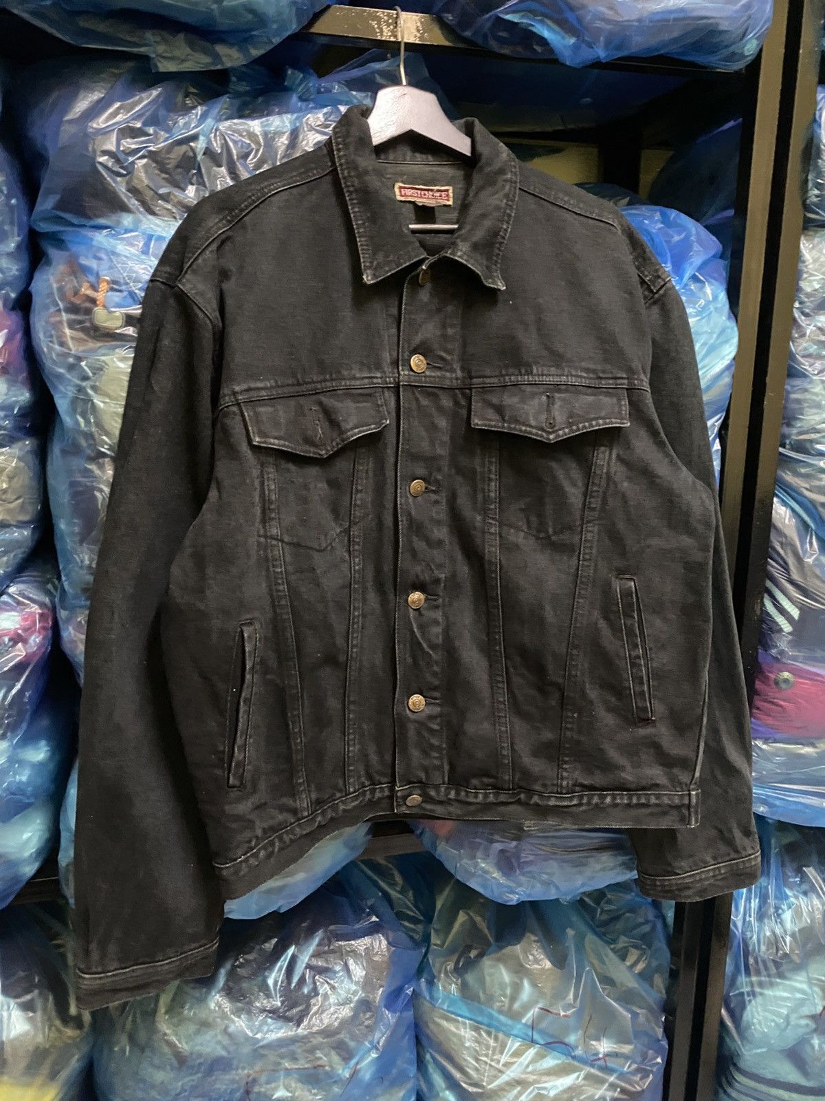 WCW/nWo VINTAGE 90S N.W.O DENIM TRUCKER JACKET Size US L / EU 52-54 / 3 - 4 Thumbnail
