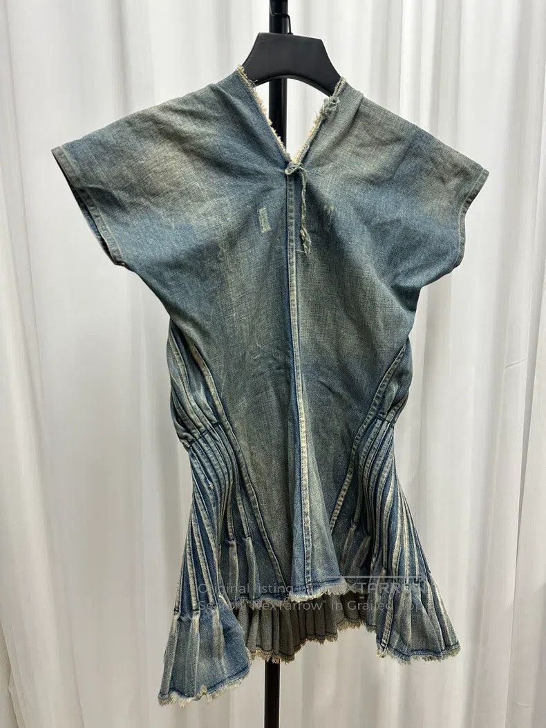 Junya Watanabe JUNYA WATANABE Denim mini dress Size S / US 4 / IT 40 - 4 Thumbnail