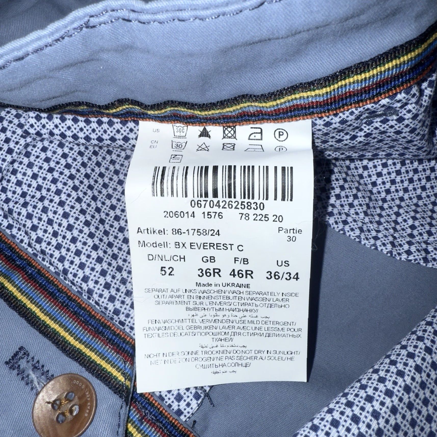 BRAX Brax Feel Good Blue Casual Pants Mens 36x34 Pants Casual Blue Mens Size US 36 / EU 52 - 4 Thumbnail