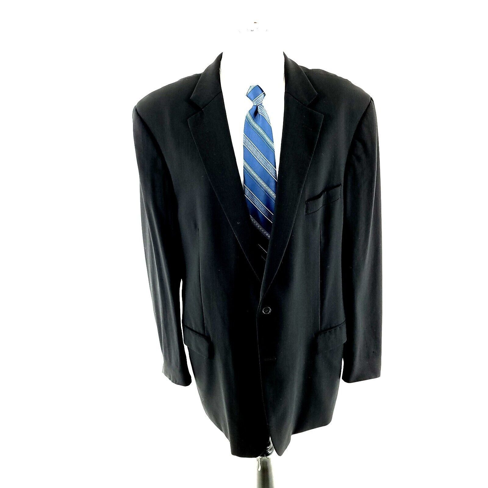 Pronto Uomo DAMAGED Pronto Uomo Wool 2 Button Blazer 46L Gray Size 46L - 3 Thumbnail