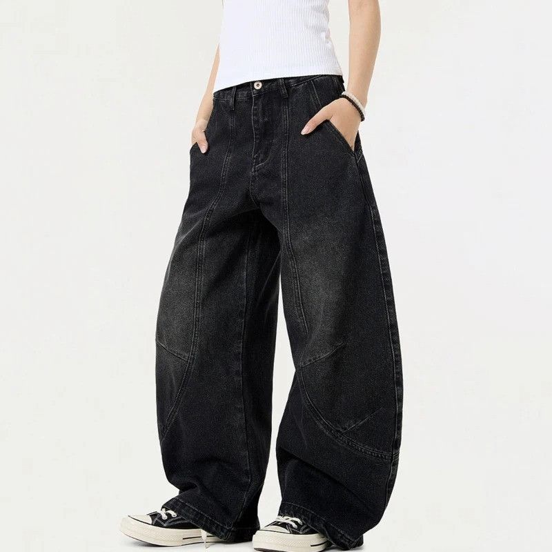 Jean Casual American Style Wide Leg Jeans Size US 33 - 3 Thumbnail