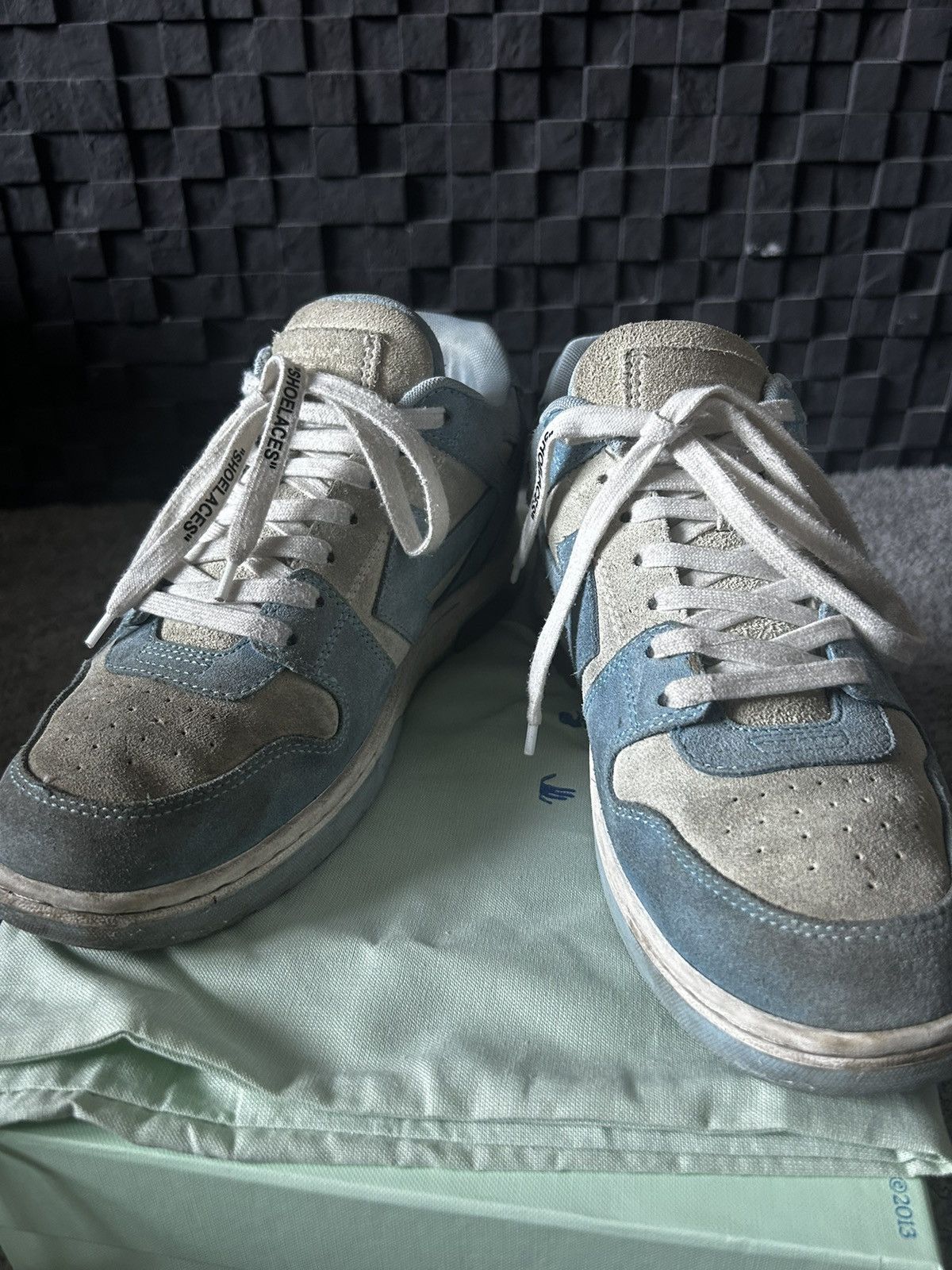 Off-White Off white ooo full suede baby blue Size US 8 / EU 41 - 4 Thumbnail
