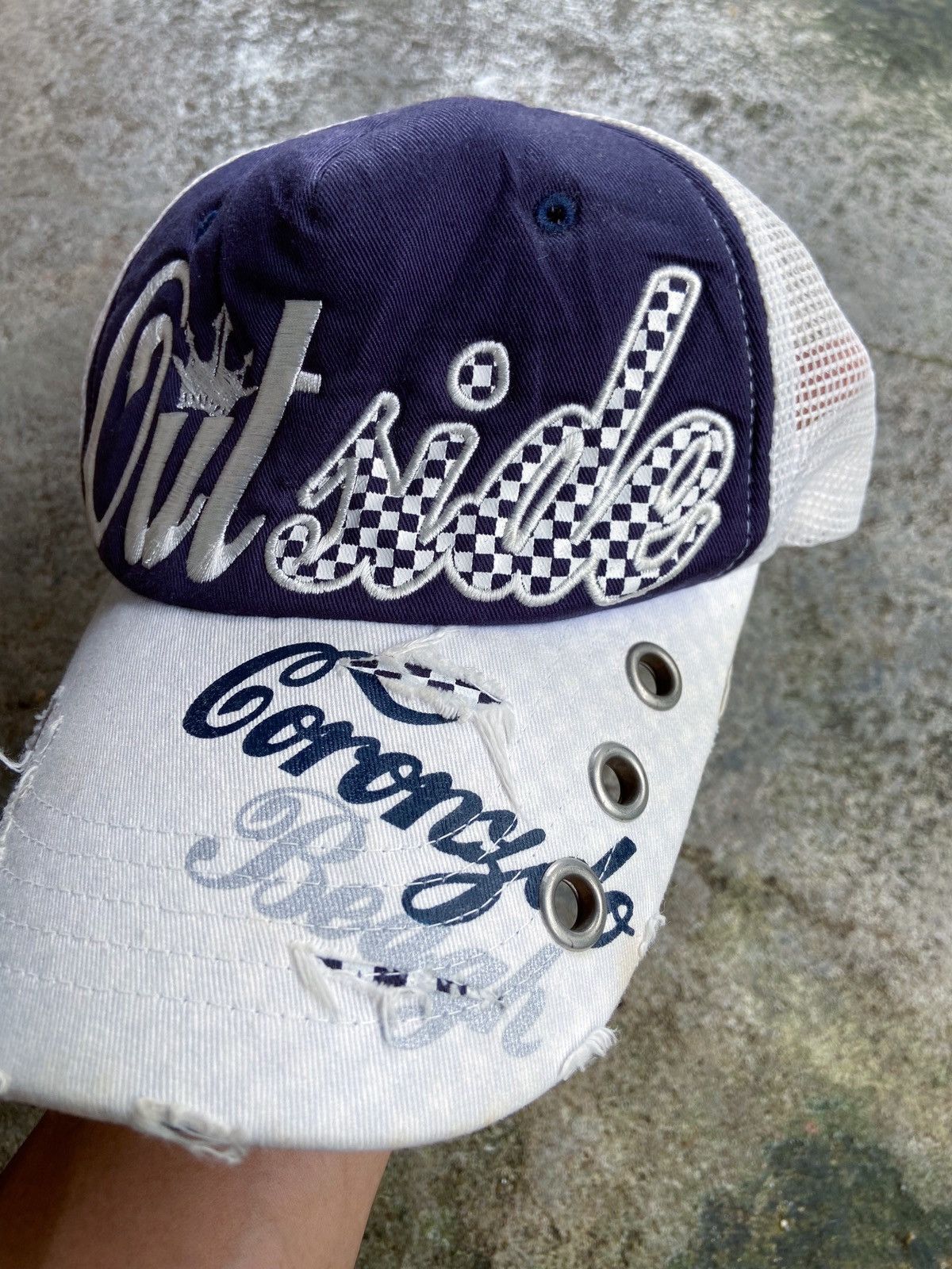 Japanese Brand OUTSIDE CORONADO BEACH DISTRESSED CAPS Size ONE SIZE - 2 Thumbnail