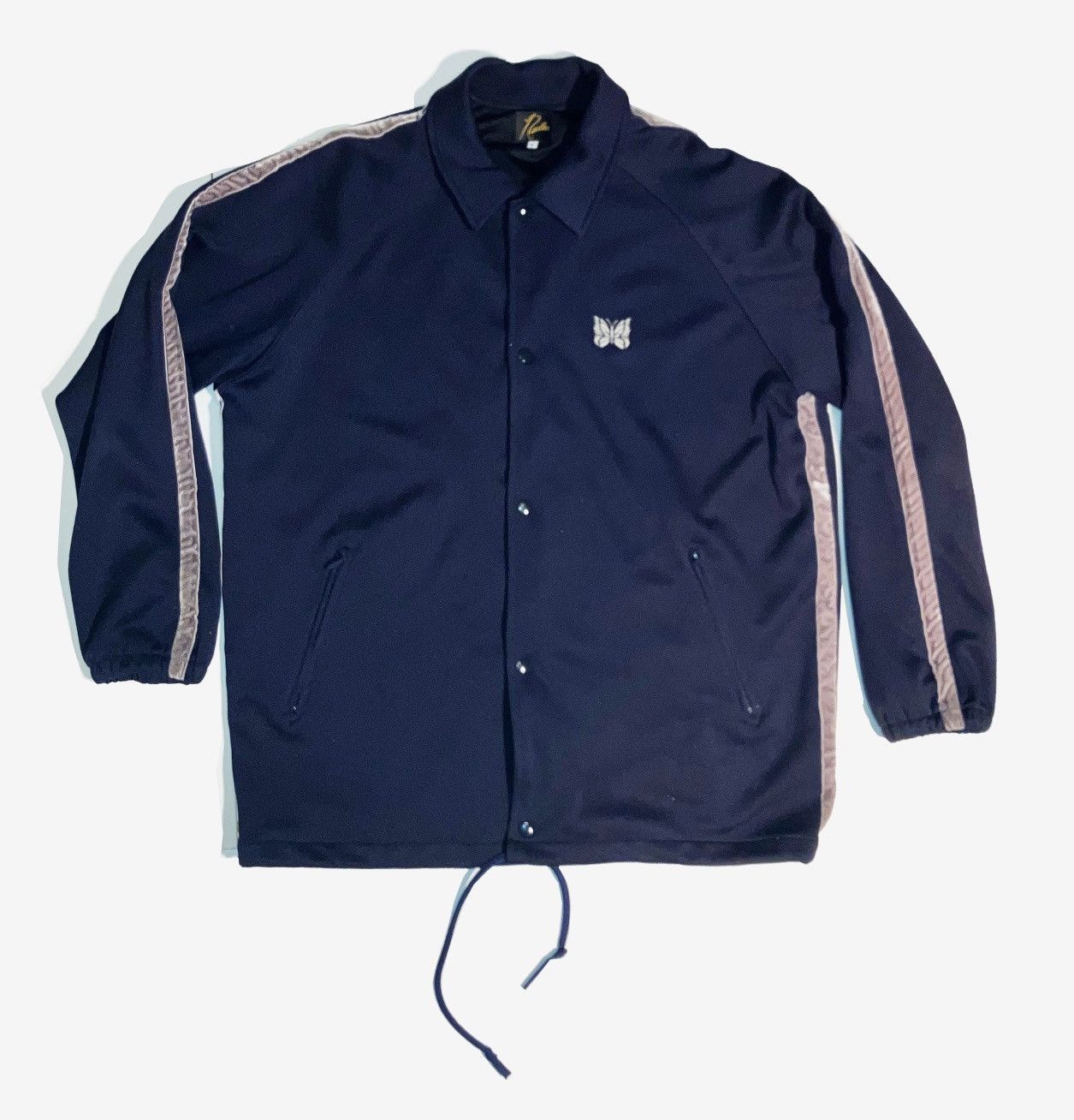 Needles Navy Coaches Jacket