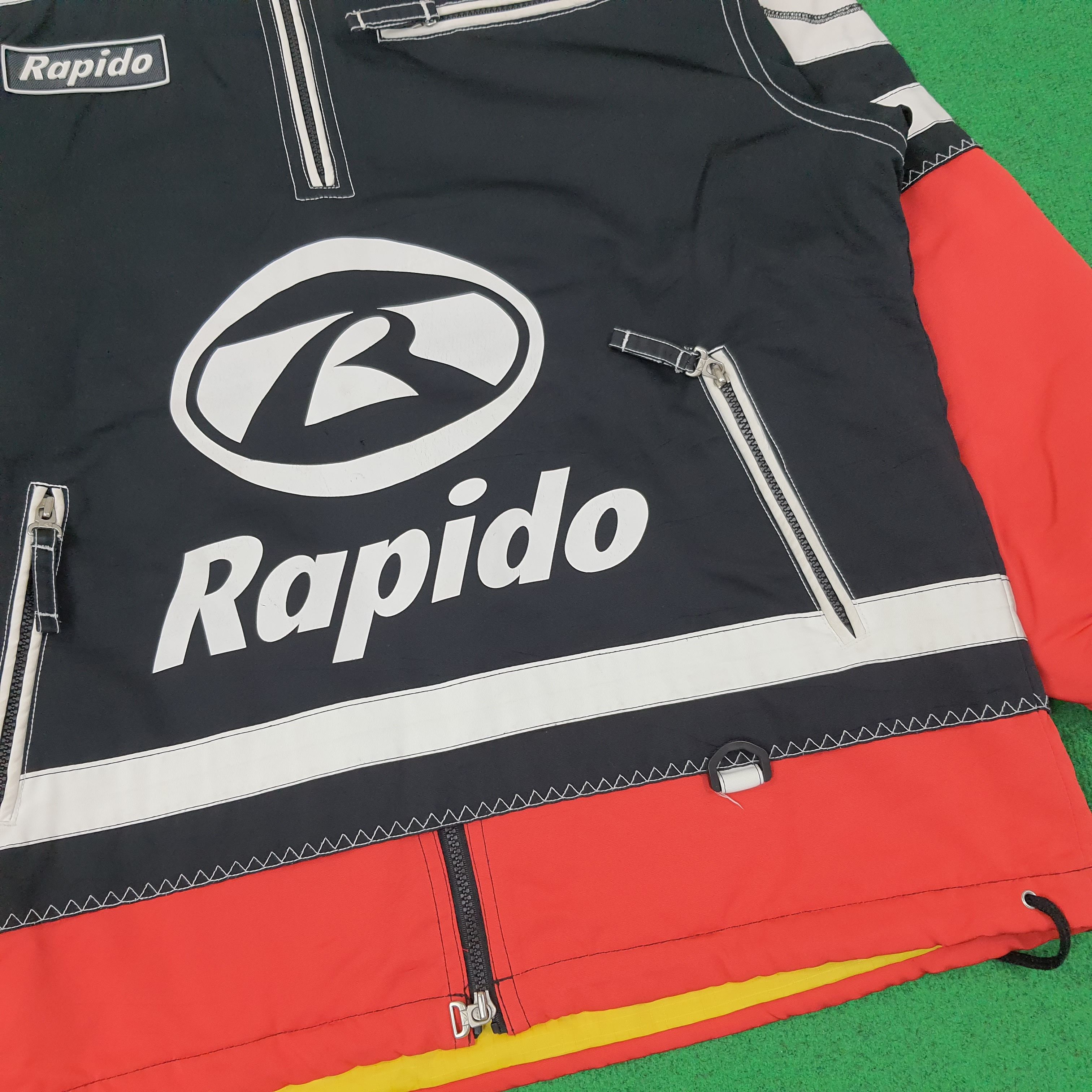 Vintage Vintage RAPIDO Sportswear Motorcycles Brand Jacket C251N4 Size US XXL / EU 58 / 5 - 3 Thumbnail