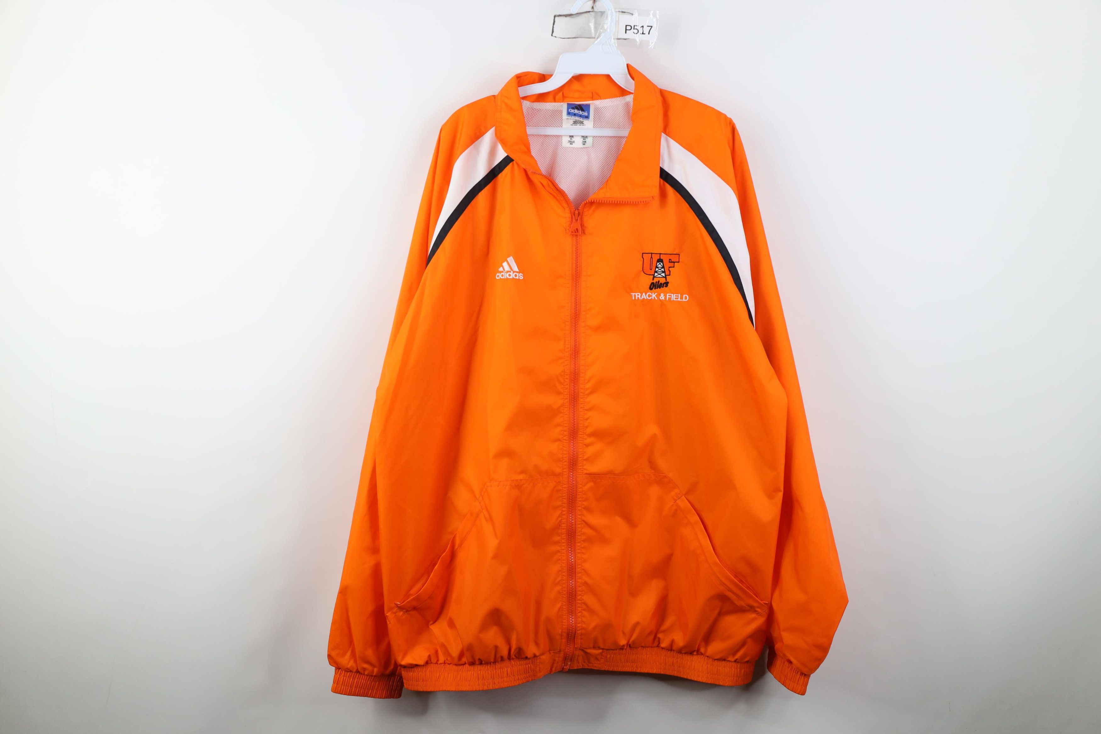 Adidas Vintage Adidas University of Findlay Track and Field Jacket Size US XL / EU 56 / 4 - 1 Thumbnail