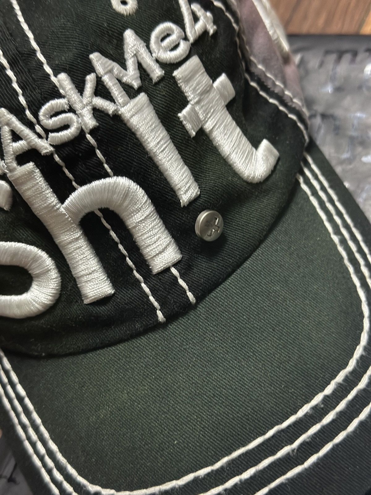 Greedy Unit Greedy Unit Black DontAskMeForSh!t Hat | Unisex | Vintage Size ONE SIZE - 5 Thumbnail