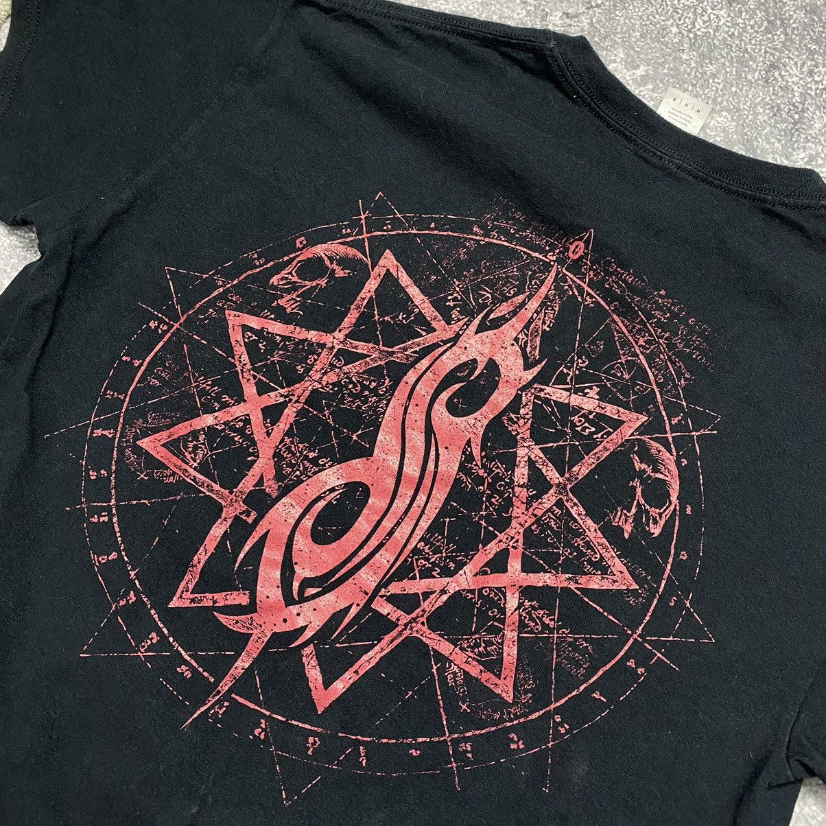 Band Tees Vintage Slipknot 2018 Big Graphic Overprint logo tee Size US M / EU 48-50 / 2 - 12 Thumbnail