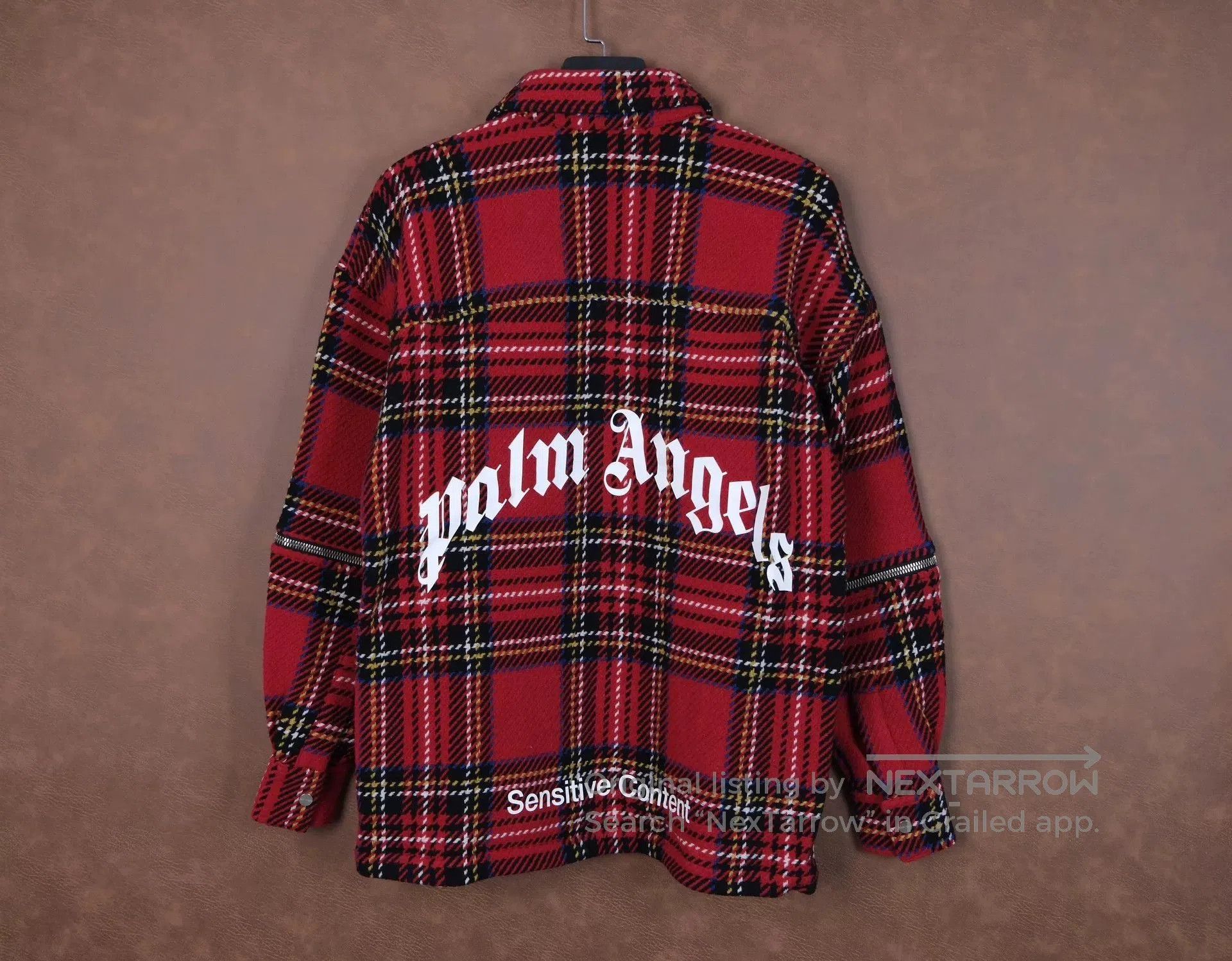Palm Angels Palm Angels Wool Plaid Patch Coat. Size US XS / EU 42 / 0 - 2 Thumbnail