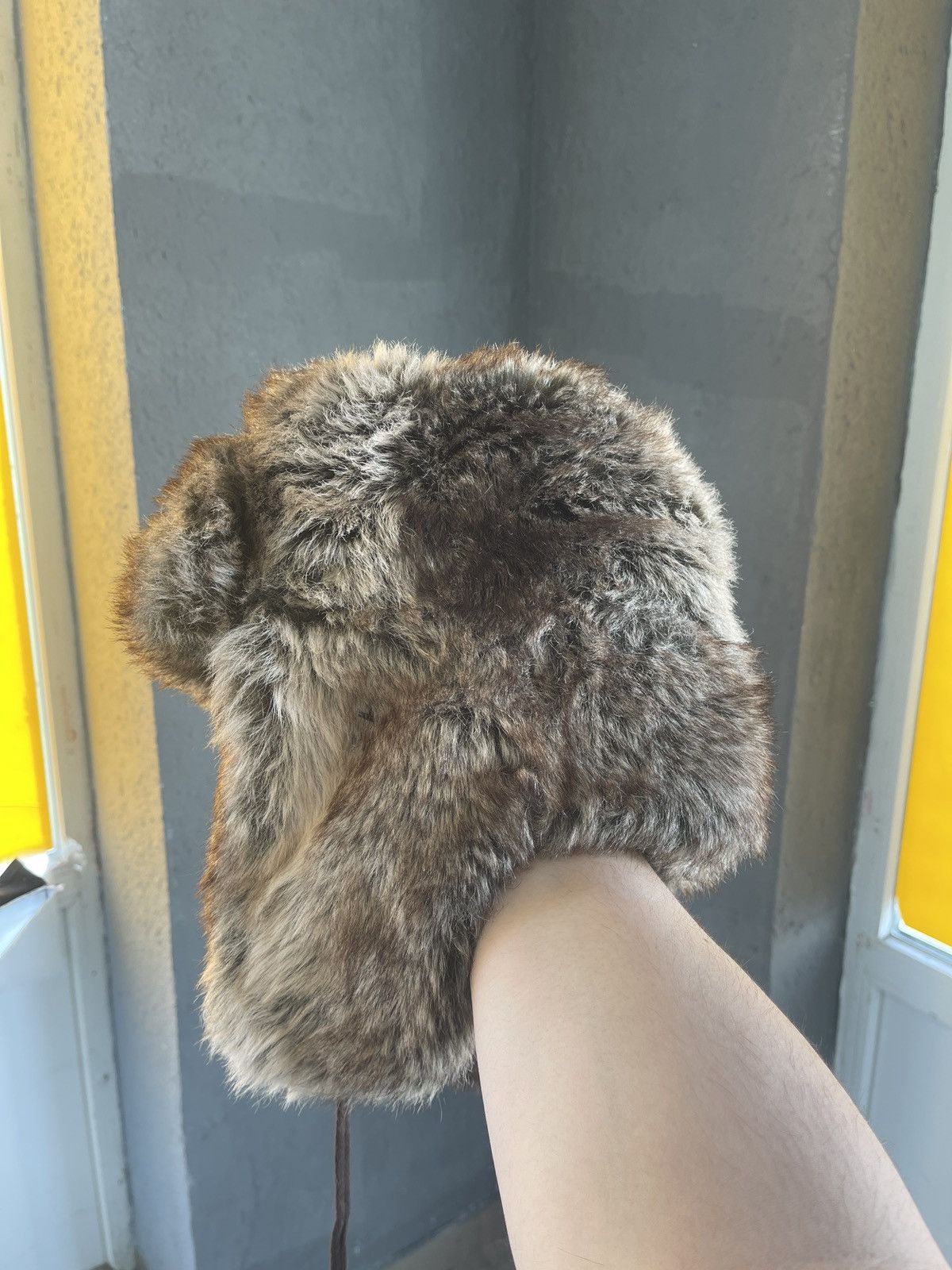 Japanese Brand × Vintage Y2K Faux Fur Ushanka Vintage Fuzzy Warm Trapper Hat Size ONE SIZE - 3 Thumbnail