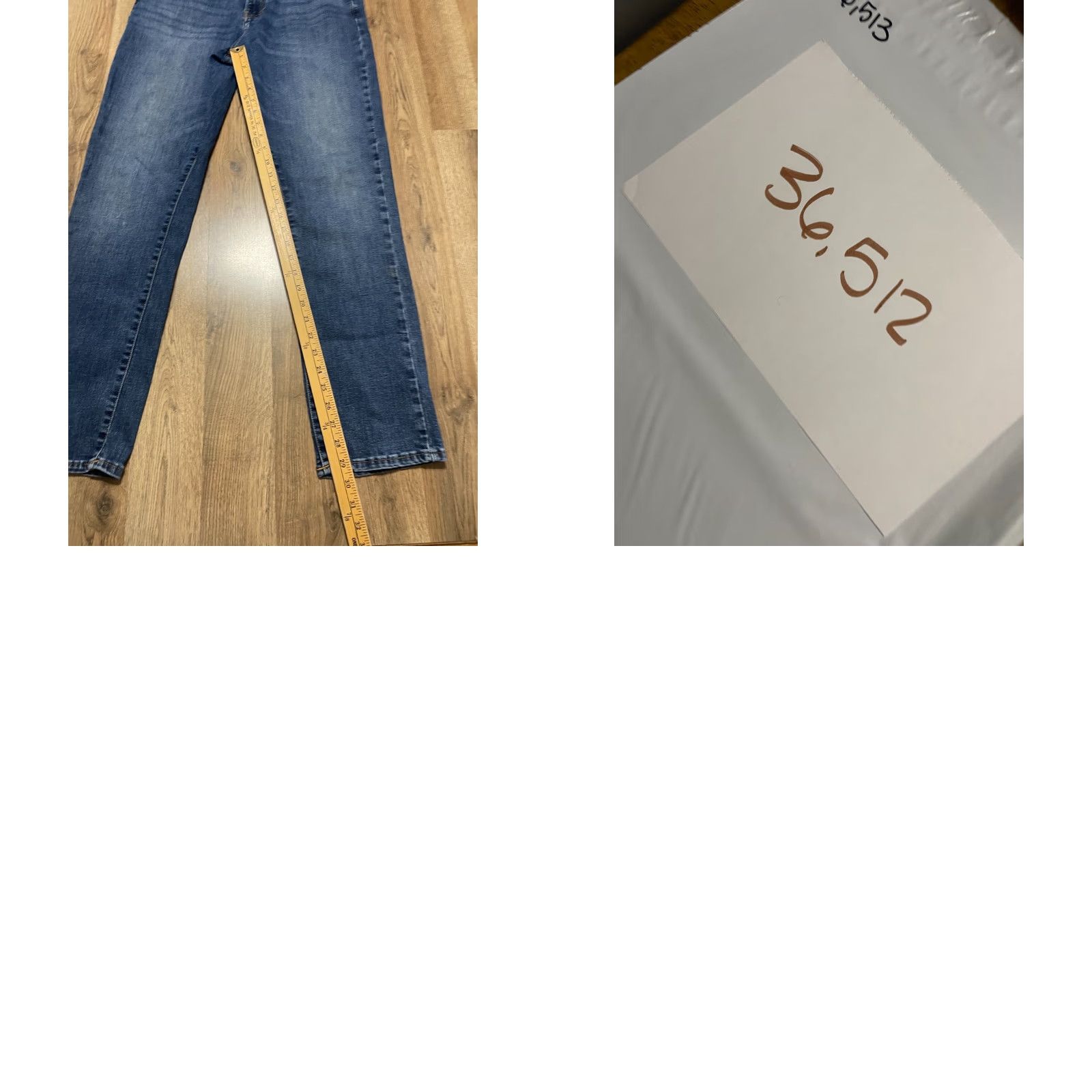 Lucky Brand Lucky Brand Jeans Mens 34/32 Blue Denim 410 Athletic Straight Straight Jeans Denim 5-Pocket Regular Rise Mid Vintage No Size US 34 / EU 50 - 8 Thumbnail