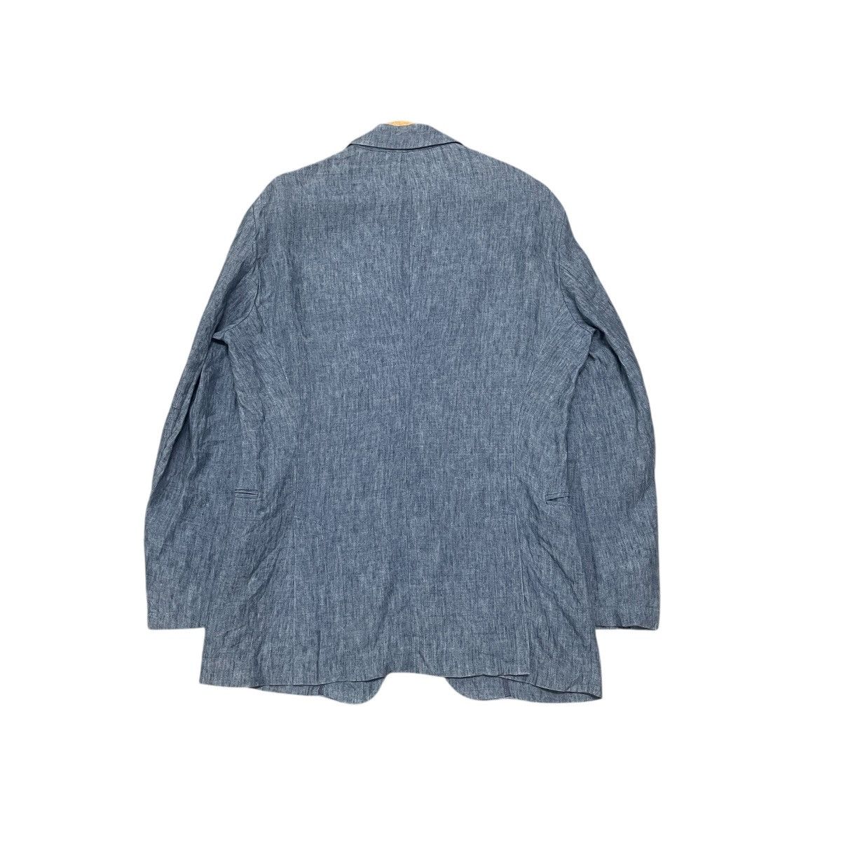 Emporio Armani Vintage Emporio Armani Linen Blazer Jacket — Made in Italy Size 46R - 11 Thumbnail