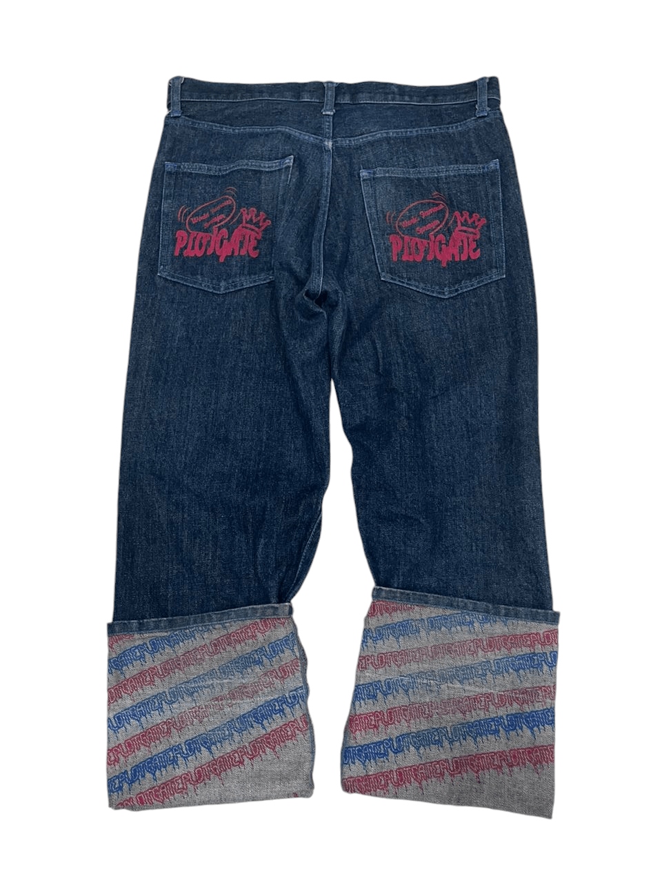 Indigo × Japanese Brand 💥World Famous Sprayer Indigo PlotGate Japanese Denim 💥 Size US 36 / EU 52 - 2 Thumbnail