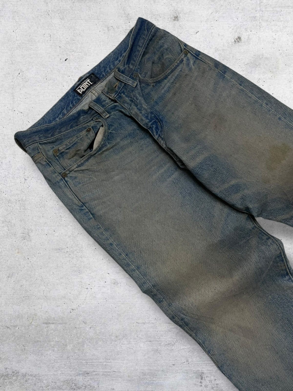 Hysteric Glamour RARE VINTAGE POINT OPERATION JAPAN DESIGNER MUDWASH STYLE Size US 29 - 7 Thumbnail