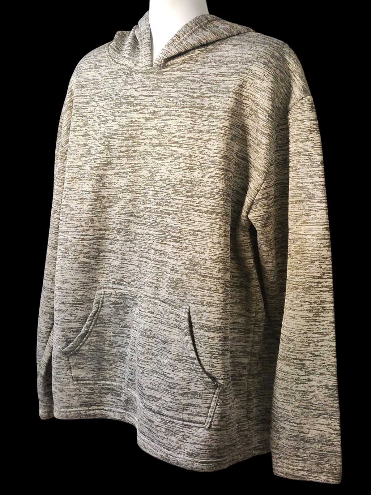 StraightFaded Straight Faded Men's Grey Hooded Pullover Sweatshirt Size US XXL / EU 58 / 5 - 6 Thumbnail