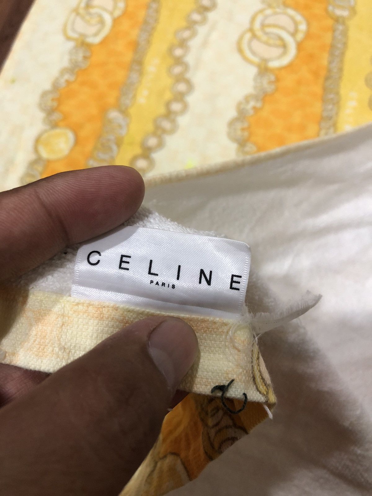Celine × Japanese Brand × Vintage Vintage Celine Paris Fullprint Towel Size ONE SIZE - 5 Thumbnail