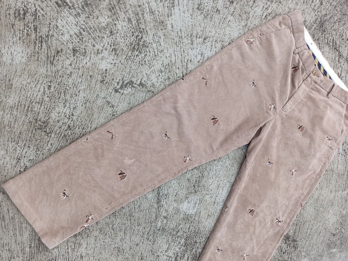 Japanese Brand Olzen corduroy with animal tile Size 24" / US 00 / IT 34 - 3 Thumbnail