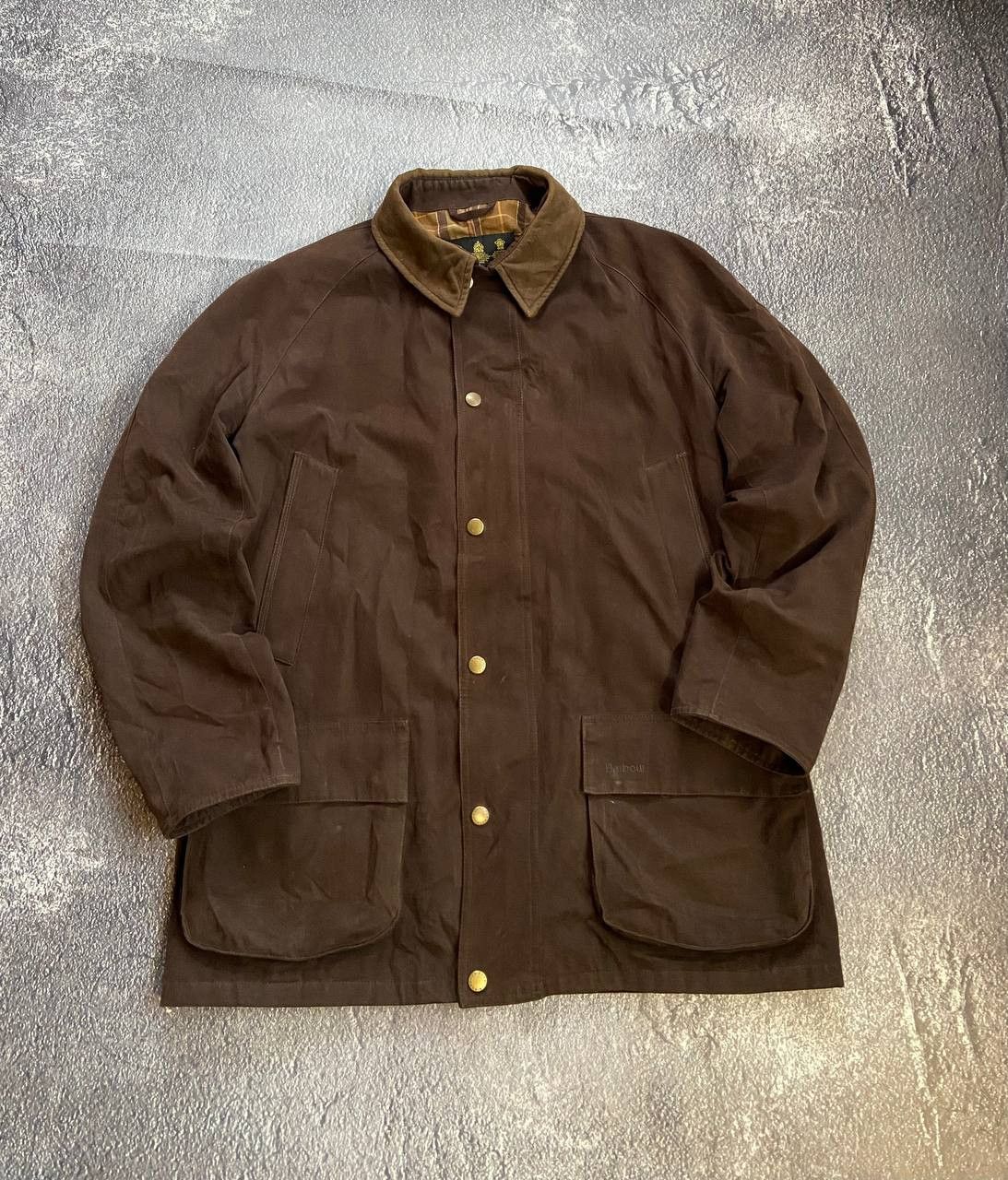 Barbour Vintage Barbour Ashby Waxed Jacket Size US XL / EU 56 / 4 - 1 Thumbnail
