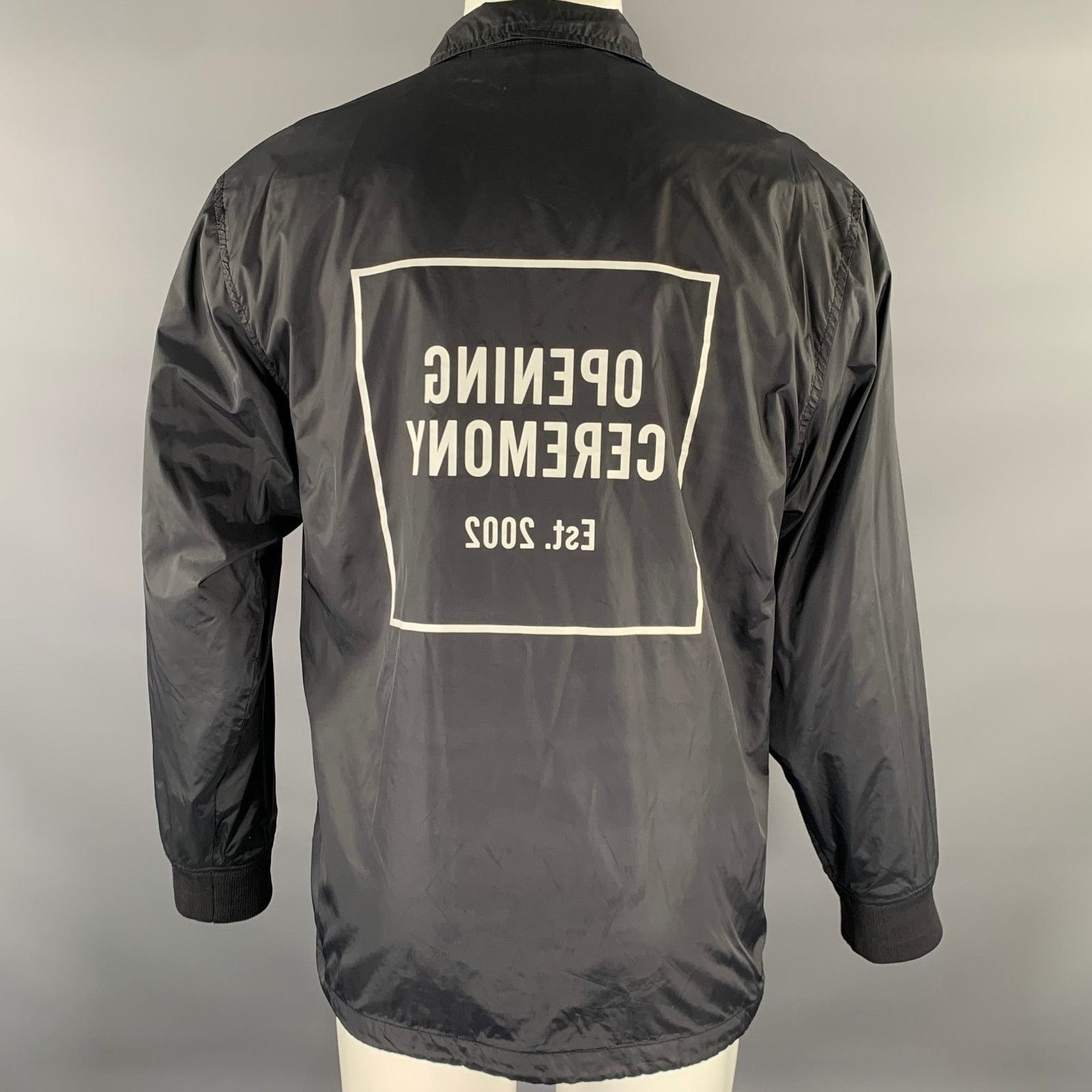 Opening Ceremony OPENING CEREMONY Size M Black Nylon Windbreaker Jacket Size US M / EU 48-50 / 2 - 4 Thumbnail
