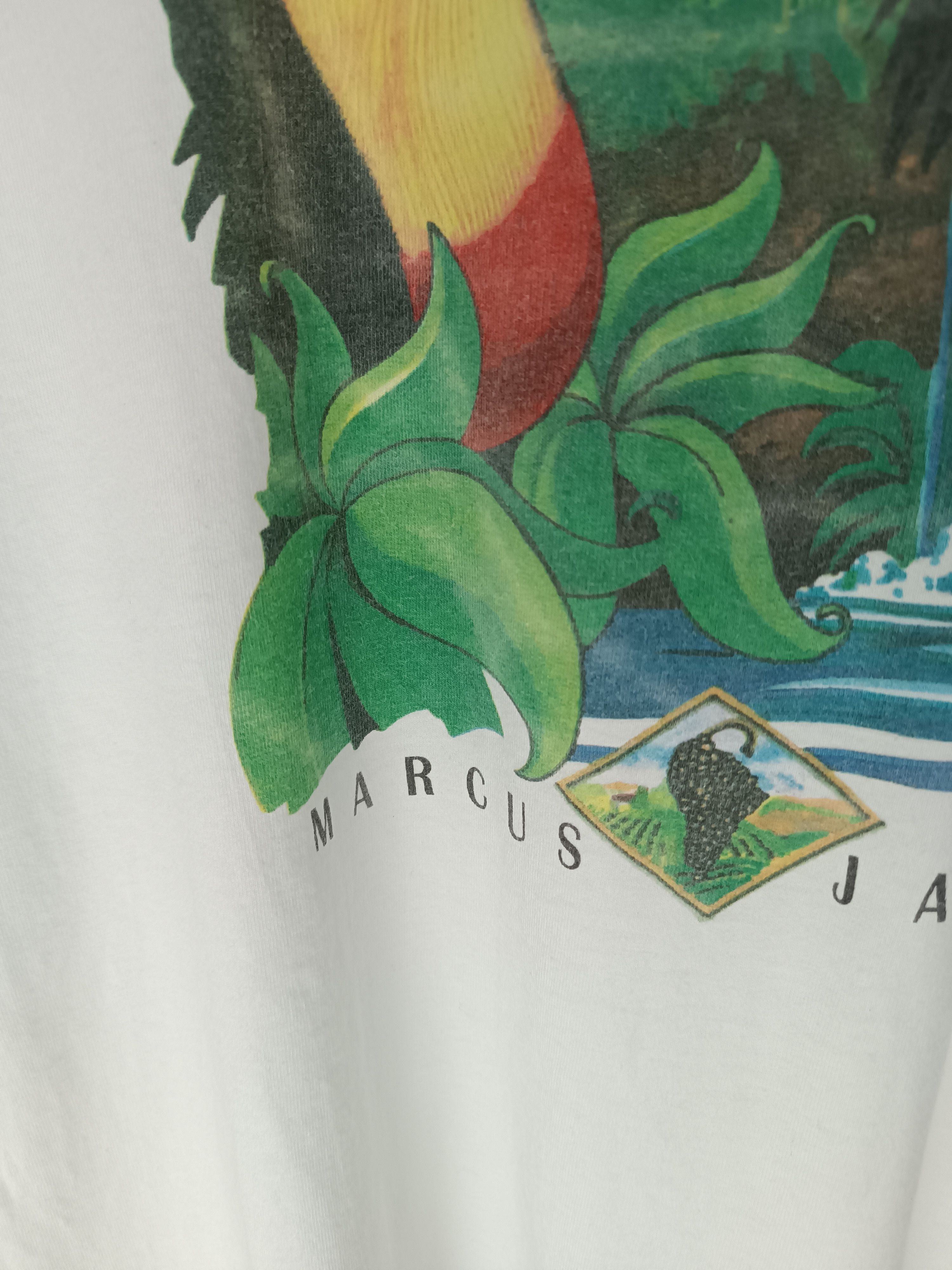 Vintage VINTAGE 90'S MARCUS JAMES RAINFOREST JUNGLE AMAZON RARE TEE Size US XL / EU 56 / 4 - 9 Thumbnail