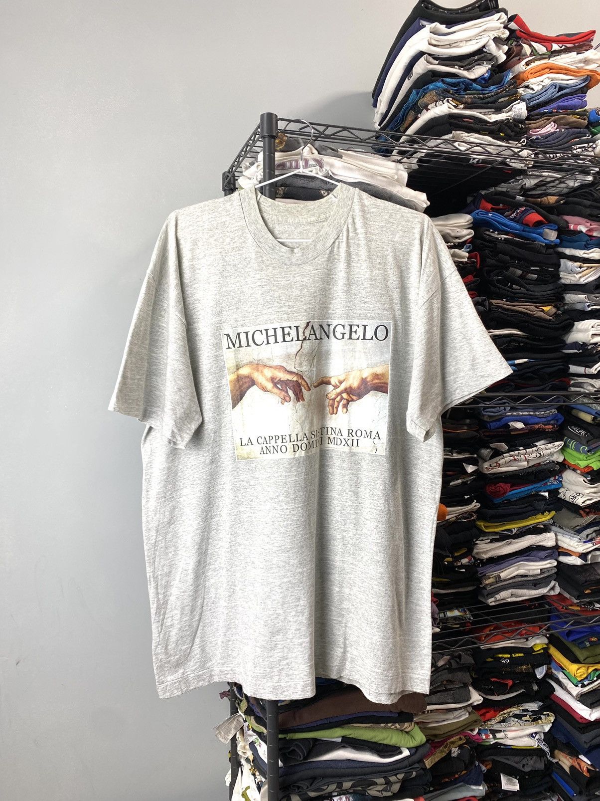 トップス 90s Michelangelo Buonarroti t-shirt Vintage Michelangelo T Shirt | Grailed