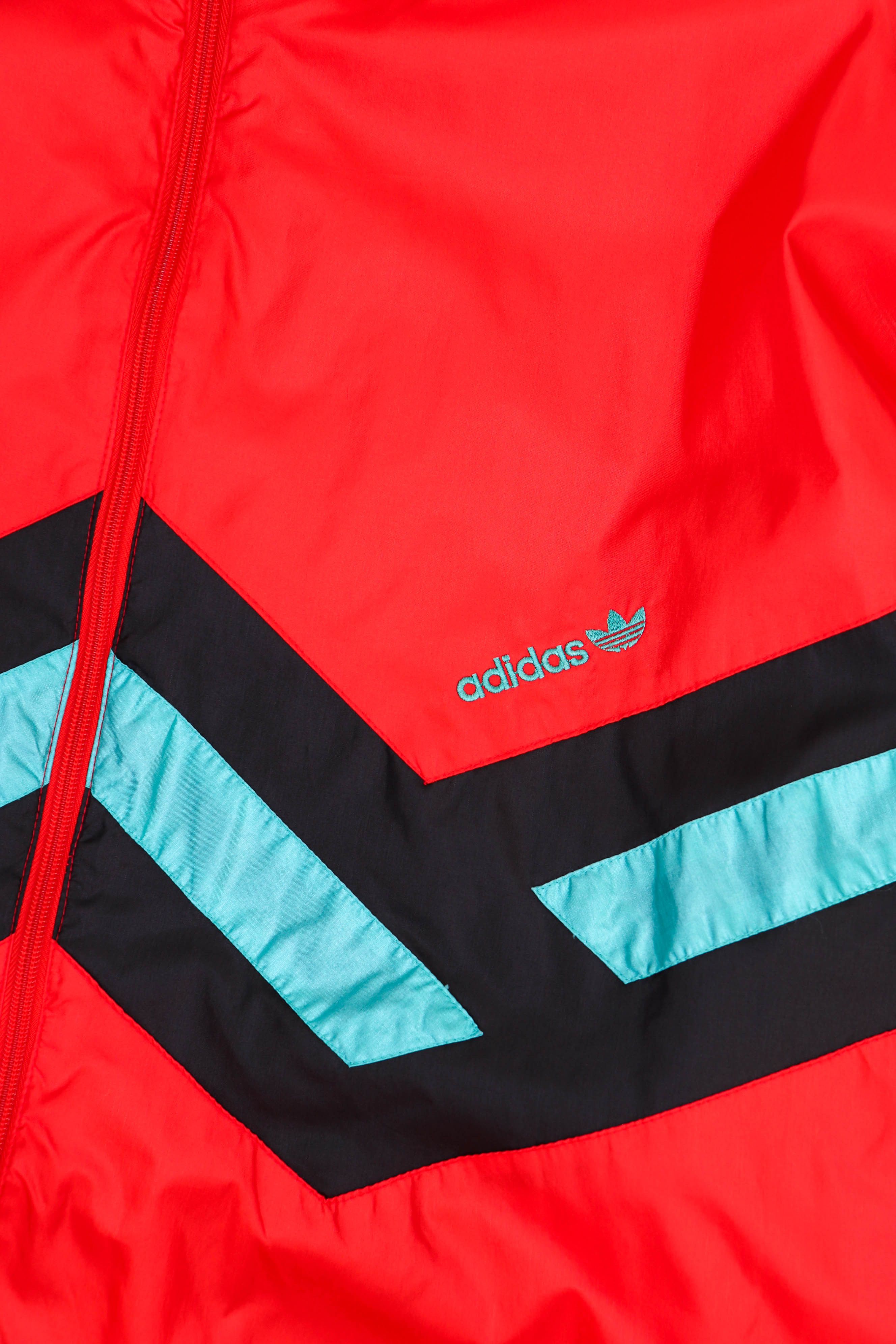 Adidas Adidas Vintage Monteforna Nylon Oversized Track Top Jacket Size US L / EU 52-54 / 3 - 5 Thumbnail