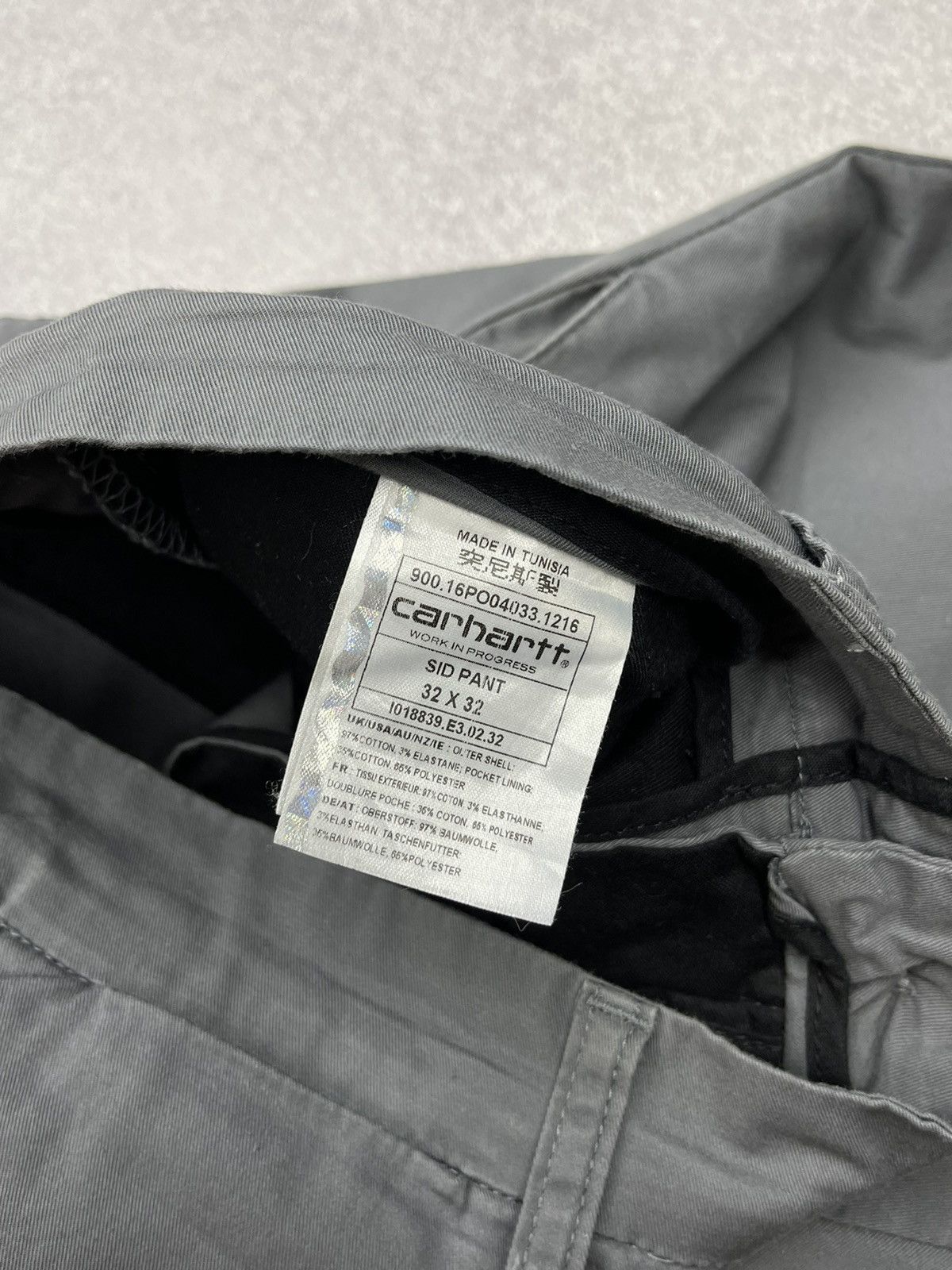 Carhartt Mens Carhartt Sid Chino Pants Grey Size 32 Size US 32 / EU 48 - 10 Thumbnail