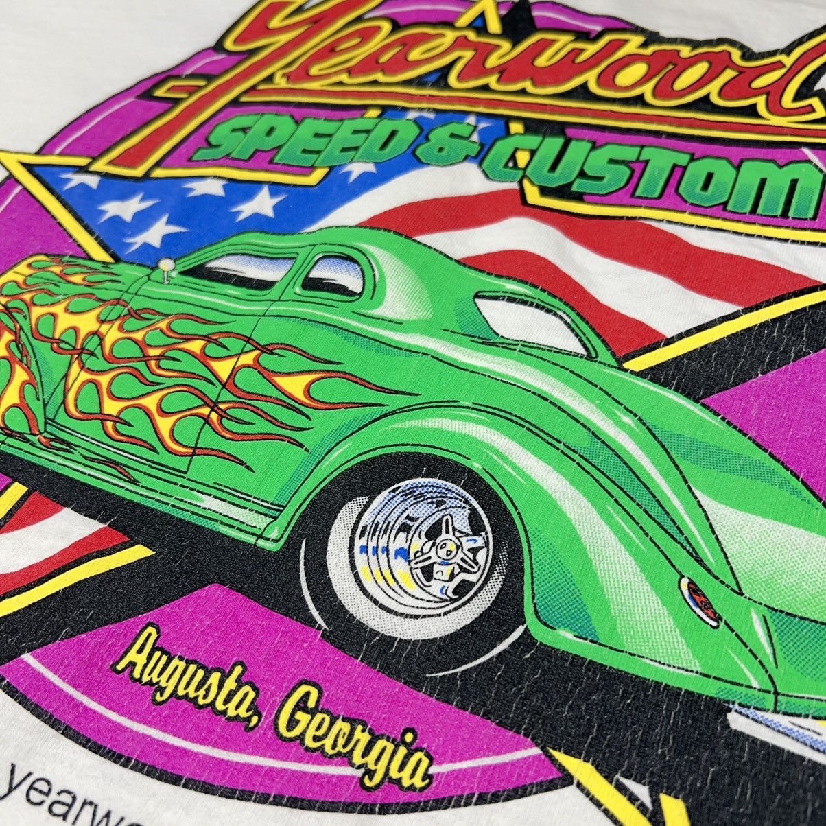 Vintage Street Rod Tee Shirt White Car Classic Auto Shop Custom Y2K Size US XL / EU 56 / 4 - 3 Thumbnail