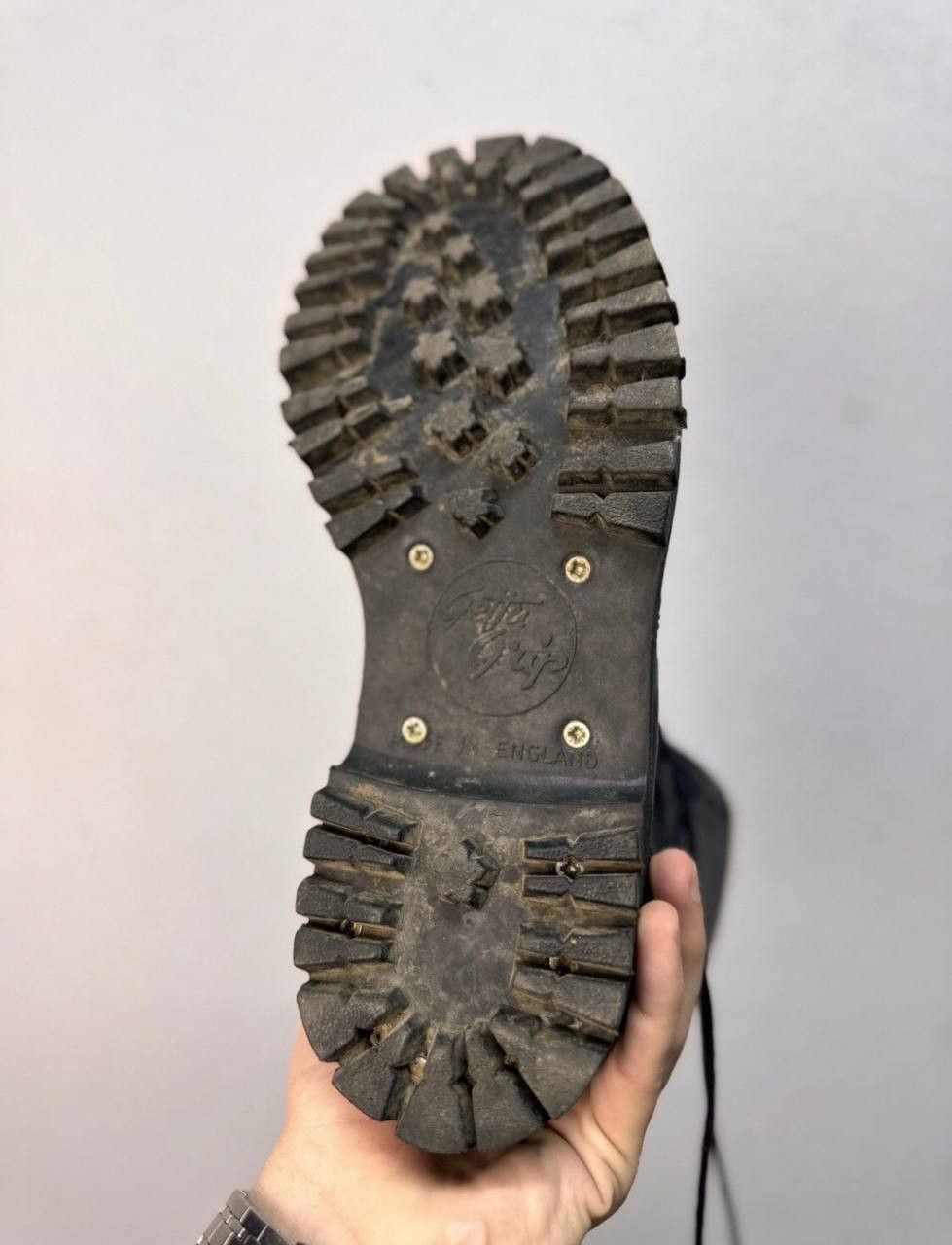 Vintage Leather Platform Punk Boots Undercover Flame Rare Opium Size US 7 / EU 40 - 3 Thumbnail