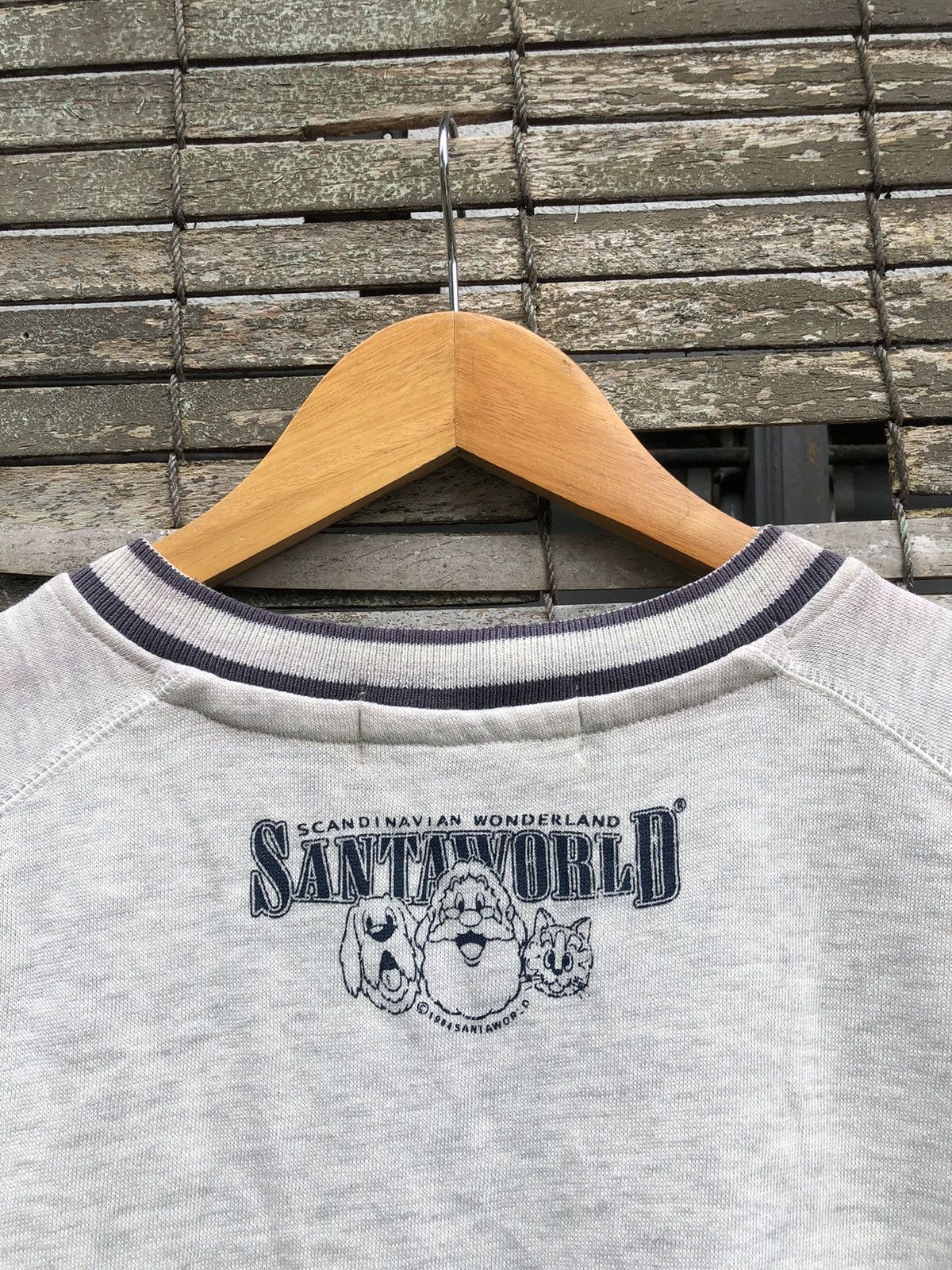 Vintage Vtg 80s Santaworld Swedish Outdoor Style Crewneck Sweatshirt Size US L / EU 52-54 / 3 - 14 Thumbnail