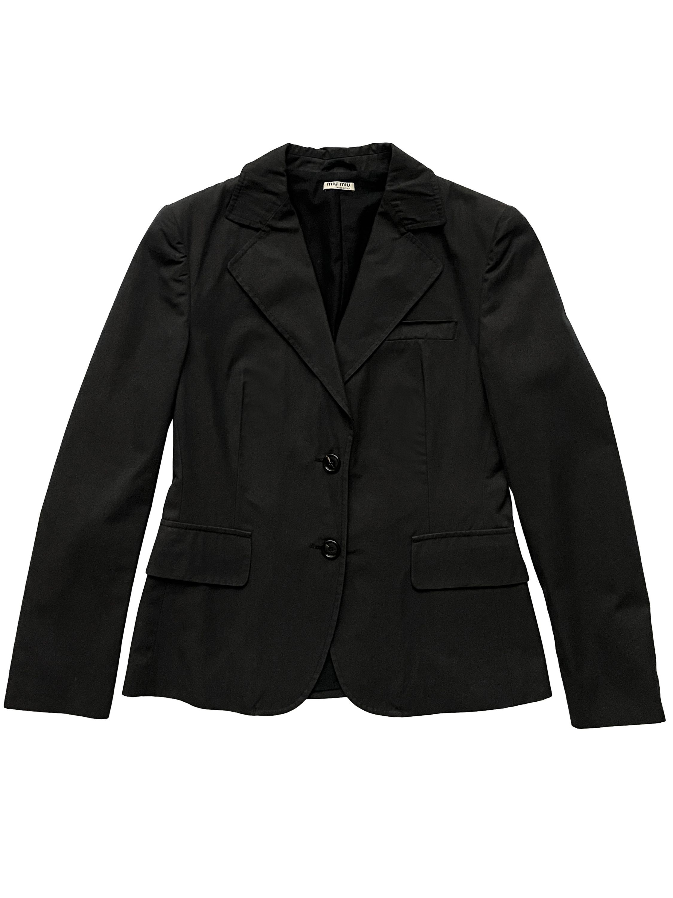 Miu Miu ⚡️QUICK SALE⚡️Miu Miu Black Blazer Jacket Size M / US 6-8 / IT 42-44 - 1 Thumbnail