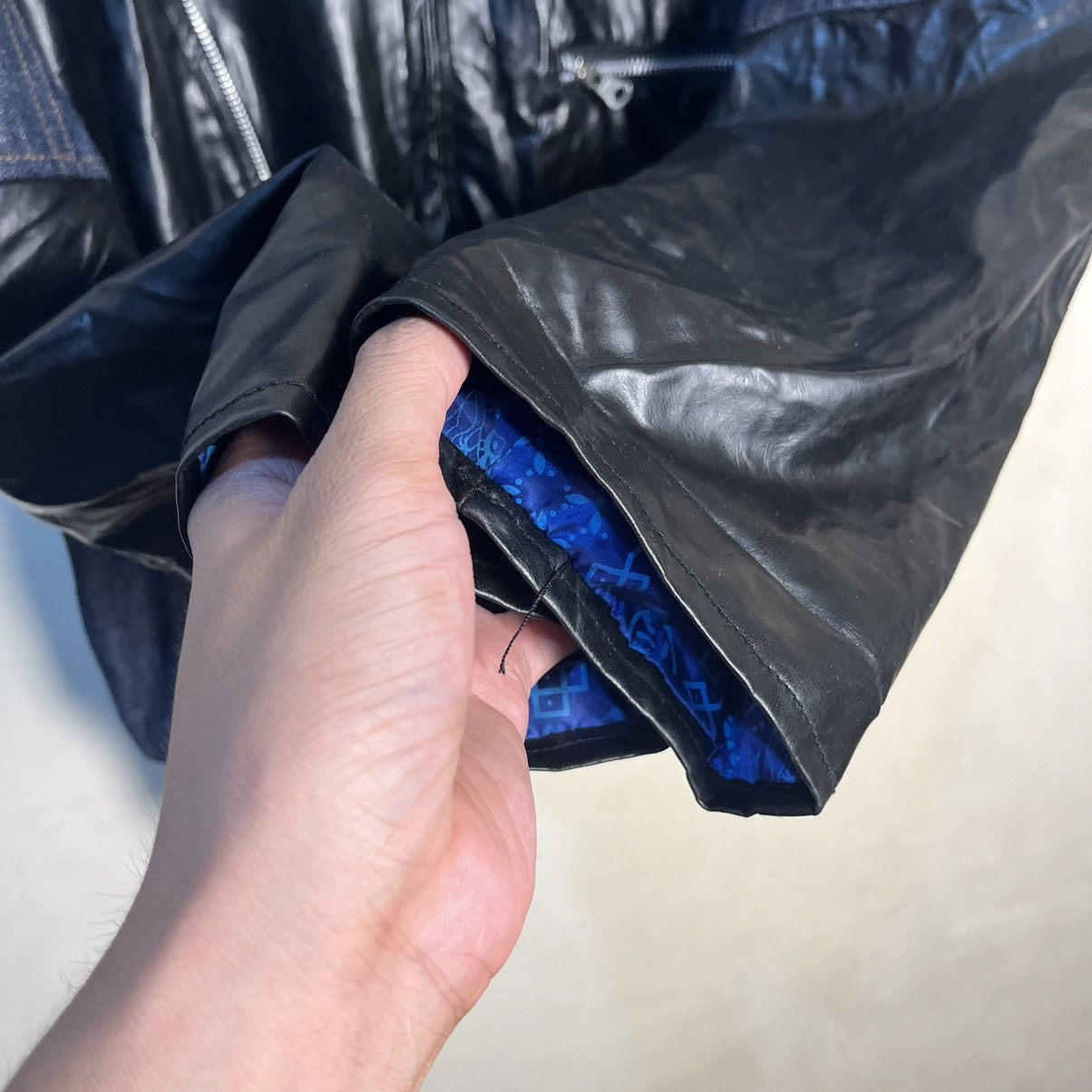 Darren Romanelli DR. ROMANELLI X CLOT X LEVI'S REWORKED LEATHER DENIM JACKET Size US M / EU 48-50 / 2 - 8 Thumbnail
