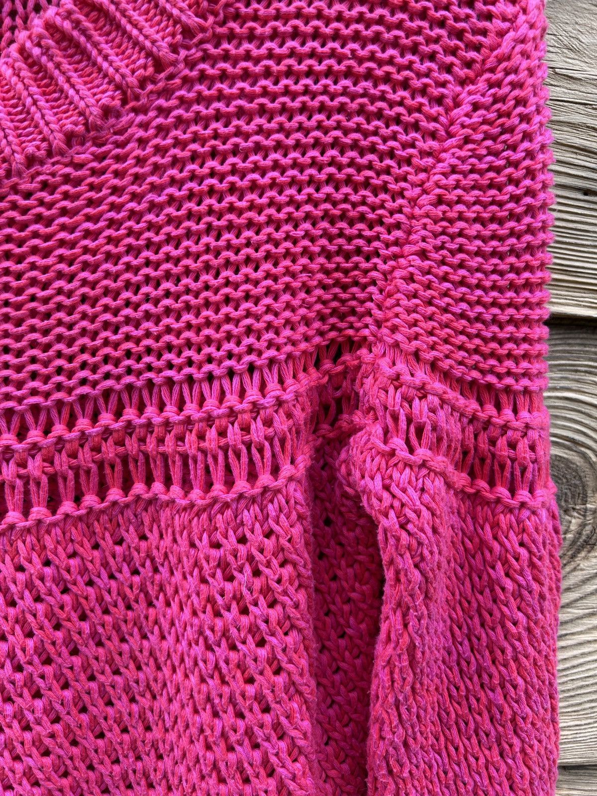 Balmain Pierre Balmain Knitwear 100% Cotton Sweater In Pink Size M / US 6-8 / IT 42-44 - 2 Thumbnail