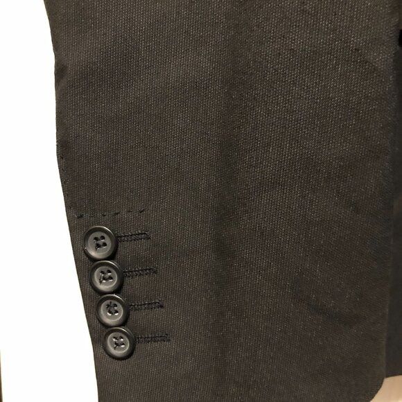 Zara Zara men's black sport coat jacket blazer size: 44R Size 44R - 3 Thumbnail