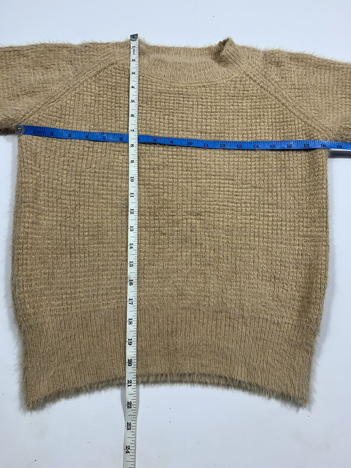 Issey Miyake × Japanese Brand Crazy Japanese Mohair Fuzzy Japanese Sweater Size US S / EU 44-46 / 1 - 5 Thumbnail
