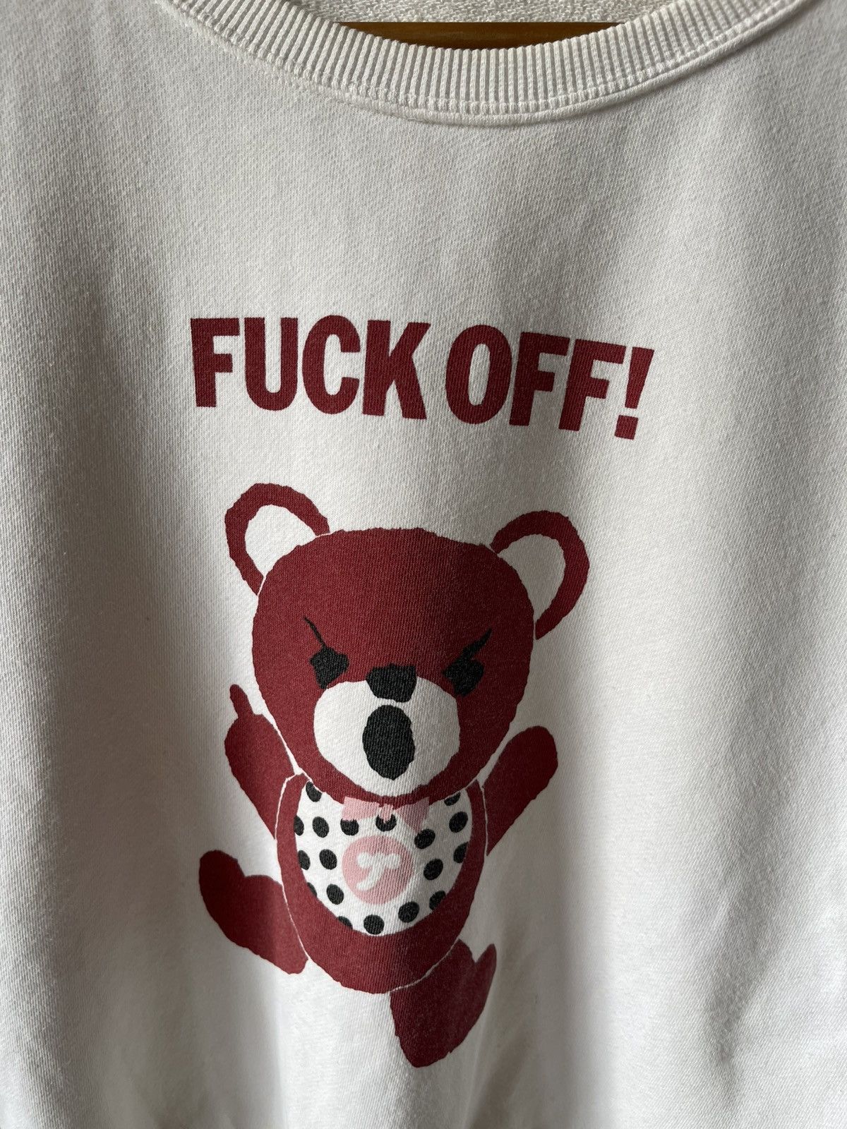 Hysteric Glamour 80s Hysteric Glamour Bear F*ck Sweatshirt Size US S / EU 44-46 / 1 - 4 Thumbnail