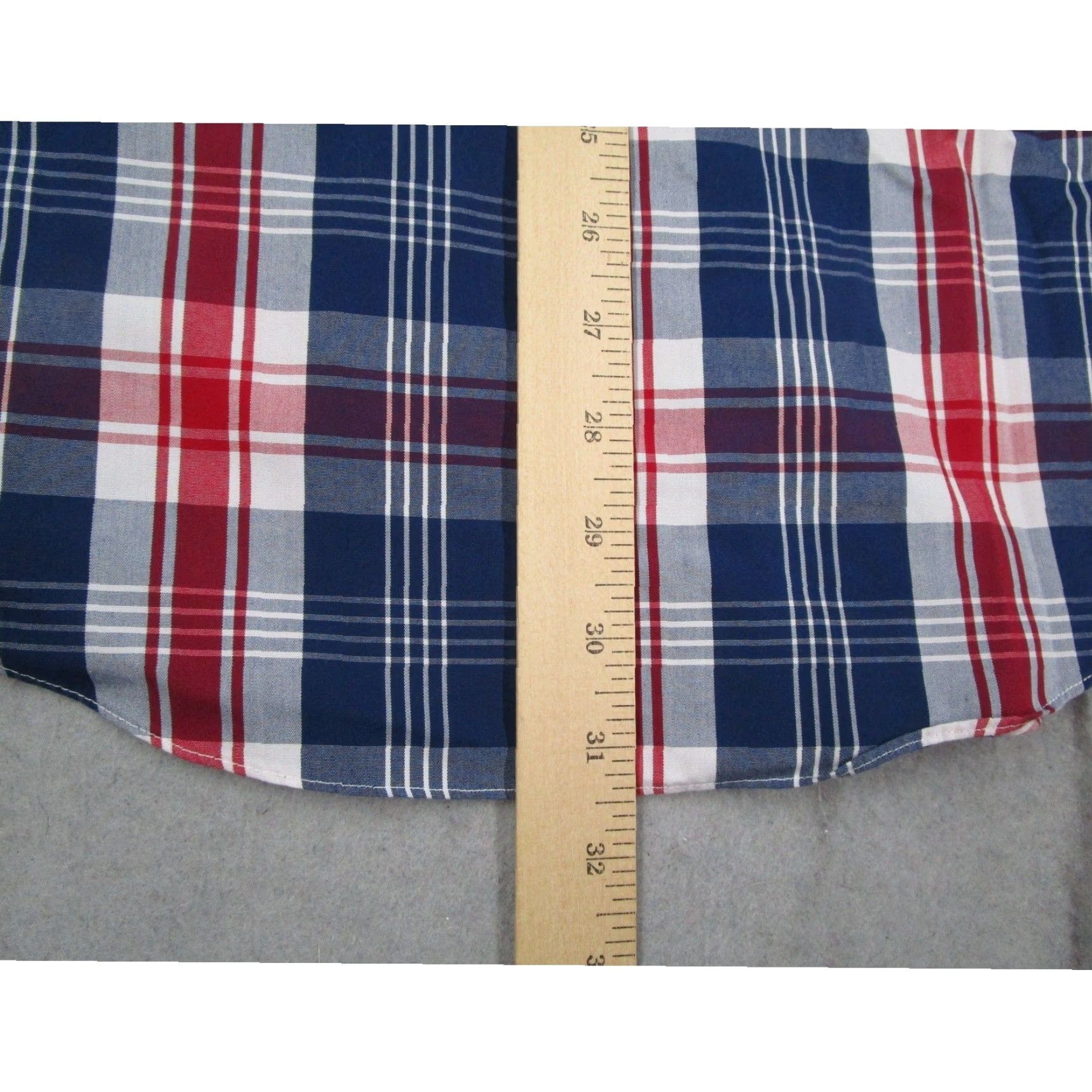 Brooks Brothers Brooks Brothers Regent Non-Iron Shirt Mens L Red White Blue Plaid Supima Cotton Shirt Size US L / EU 52-54 / 3 - 6 Thumbnail
