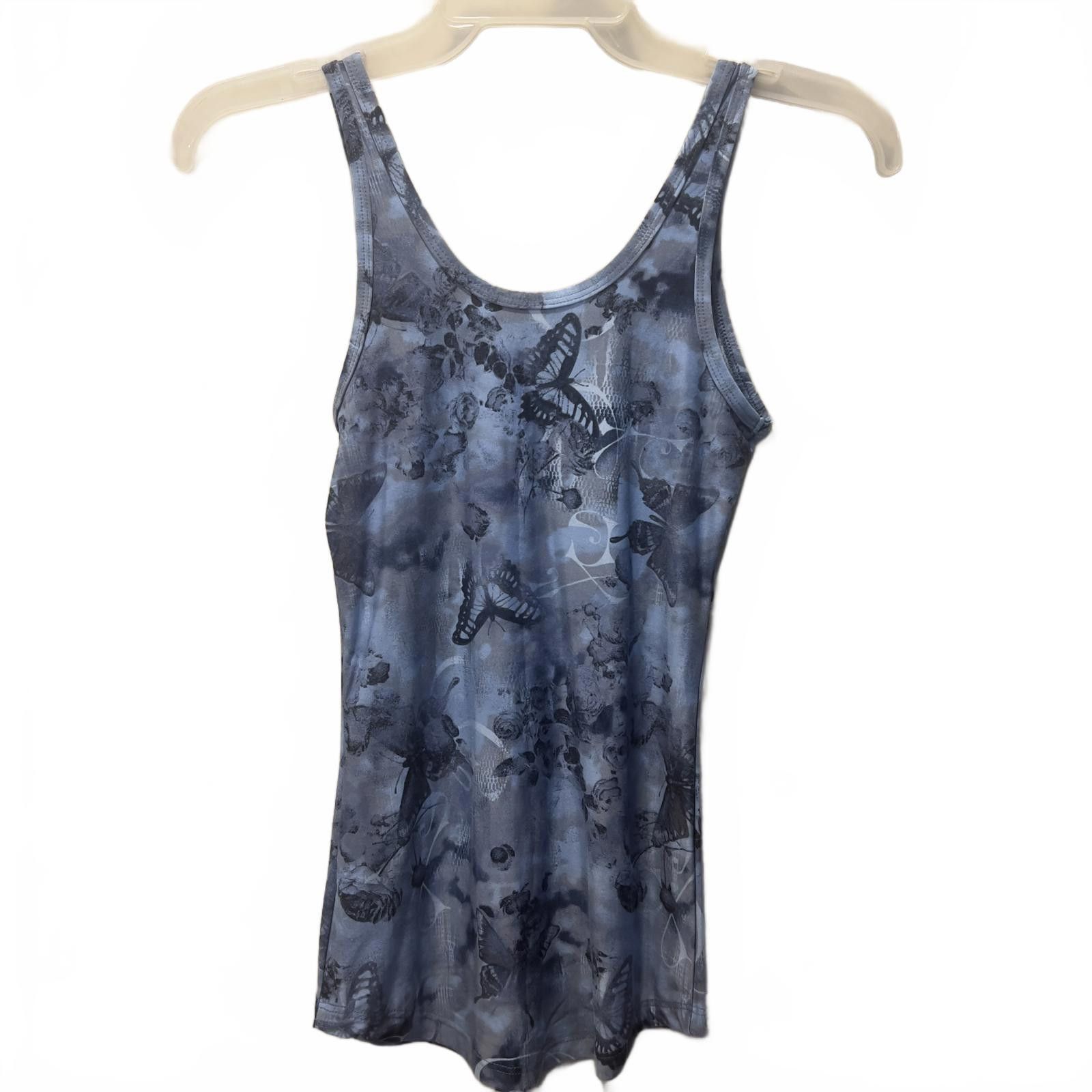 Other No Boundaries Women's Blue Butterfly Print Camisole XS Size XS / US 0-2 / IT 36-38 - 2 Thumbnail