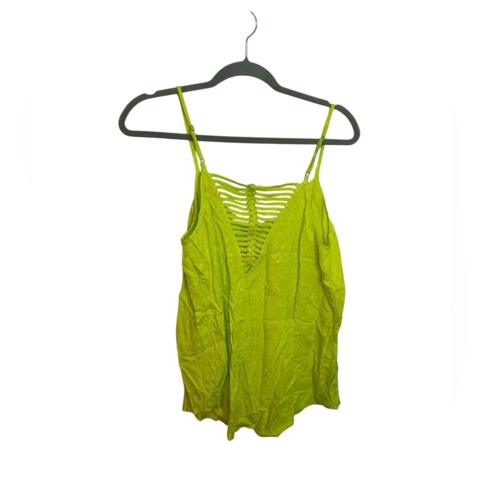 Other Nwt Stitchfix Pixley Lime Green Shanina Strappy Top Size M / US 6-8 / IT 42-44 - 2 Thumbnail