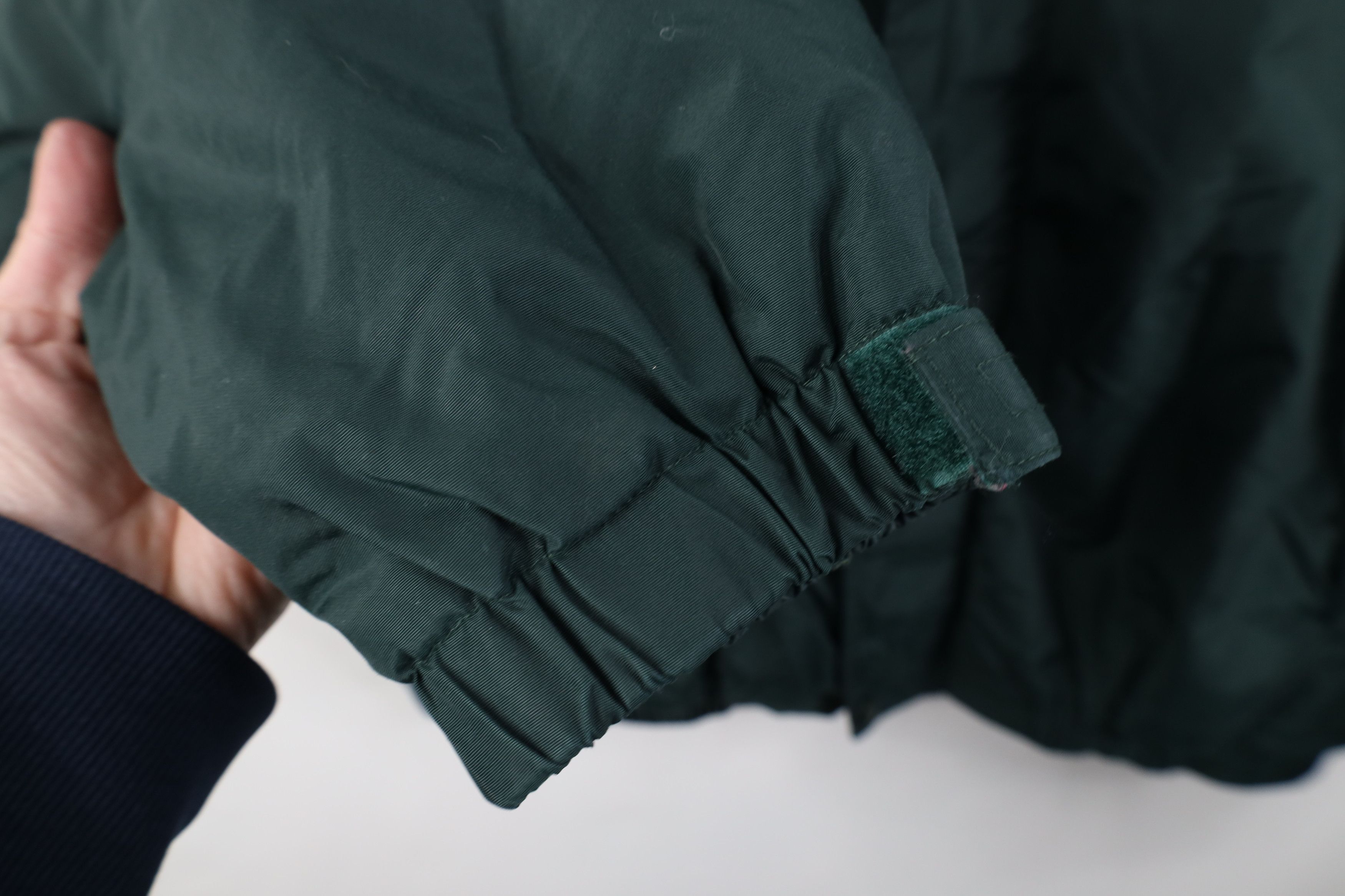 Vintage Vintage 90s Y2K Streetwear Fleece Lined Bomber Jacket Green Size US L / EU 52-54 / 3 - 7 Thumbnail